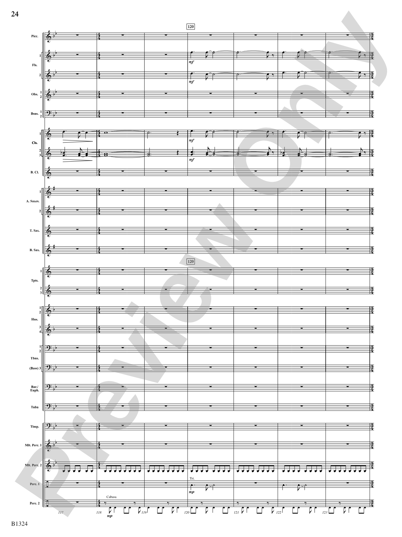 Fusion: Concert Band Conductor Score & Parts