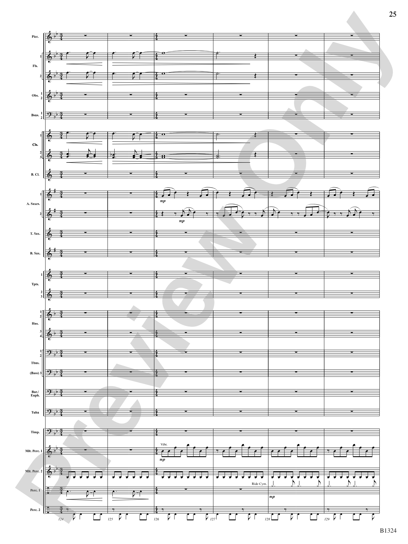 Fusion: Concert Band Conductor Score & Parts