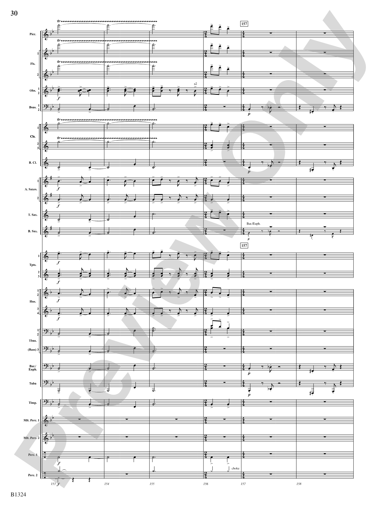 Fusion: Concert Band Conductor Score & Parts