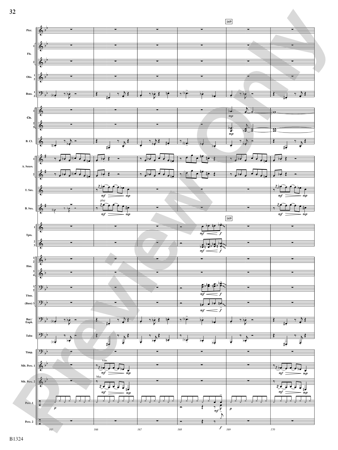 Fusion: Concert Band Conductor Score & Parts