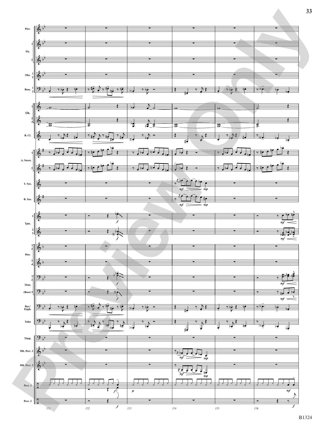 Fusion: Concert Band Conductor Score & Parts