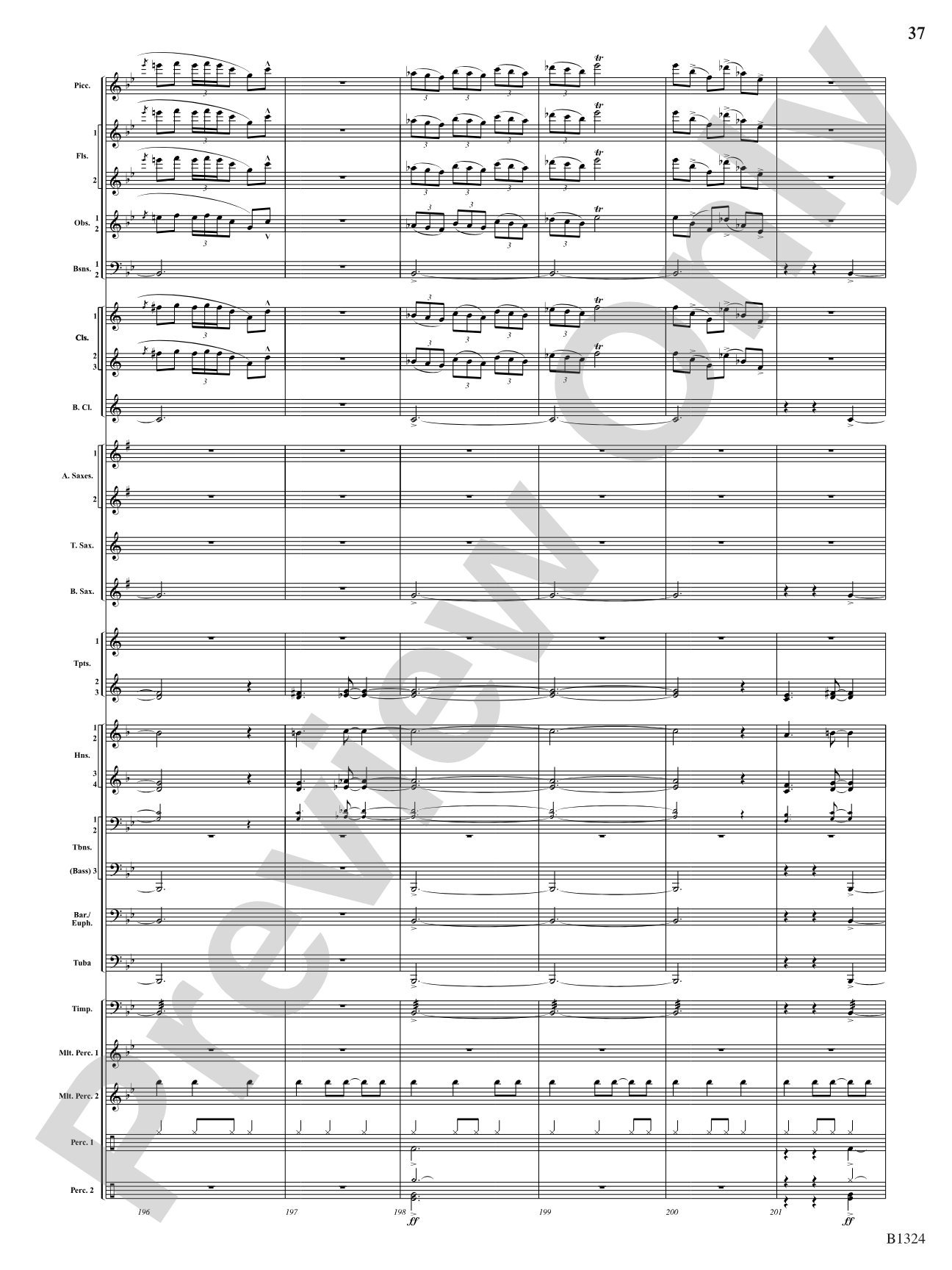 Fusion: Concert Band Conductor Score & Parts
