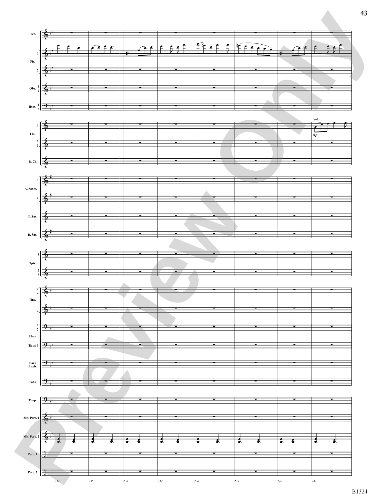 Fusion: Concert Band Conductor Score & Parts