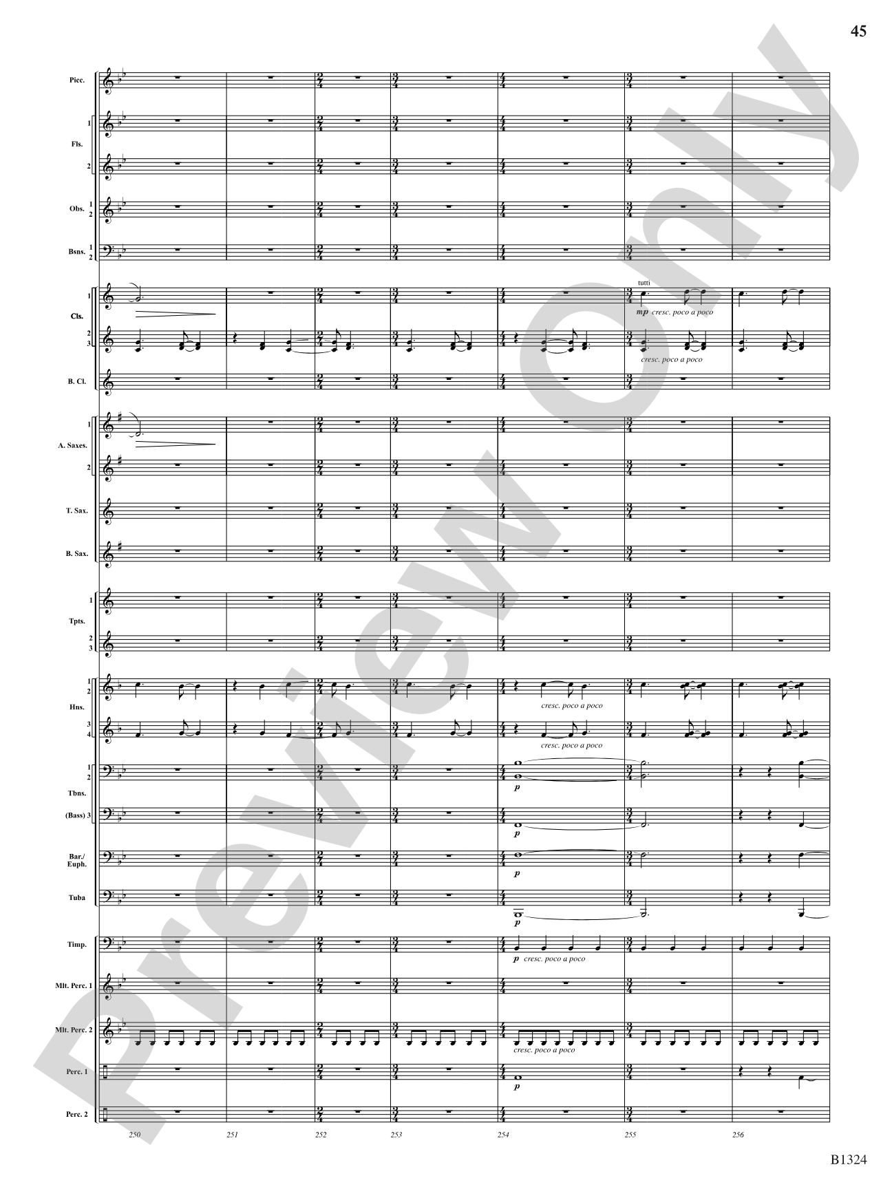 Fusion: Concert Band Conductor Score & Parts