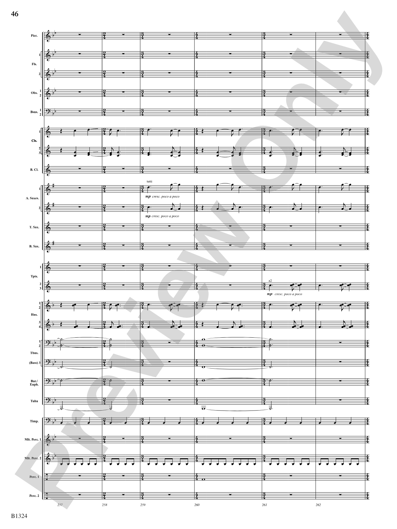 Fusion: Concert Band Conductor Score & Parts