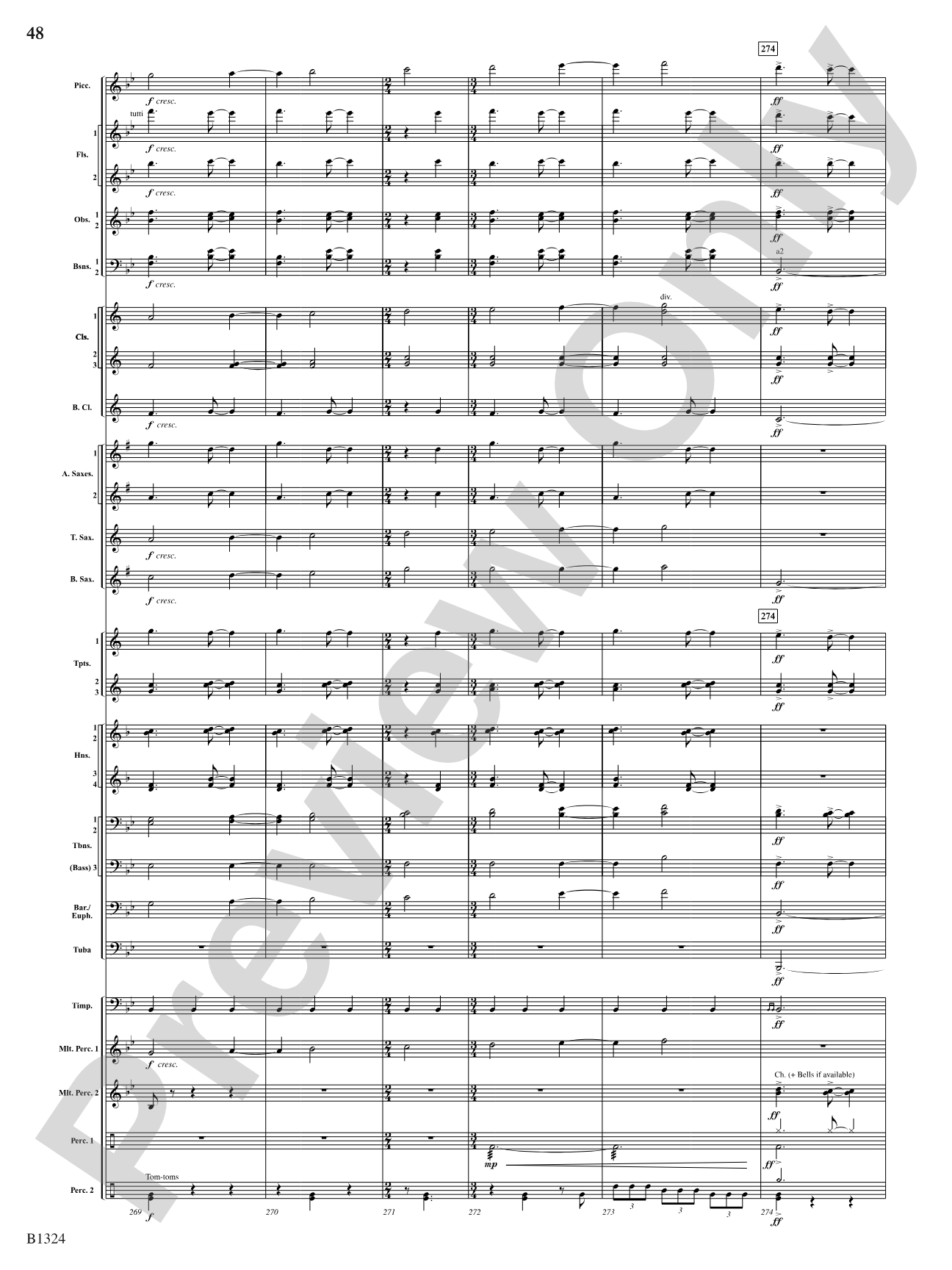 Fusion: Concert Band Conductor Score & Parts