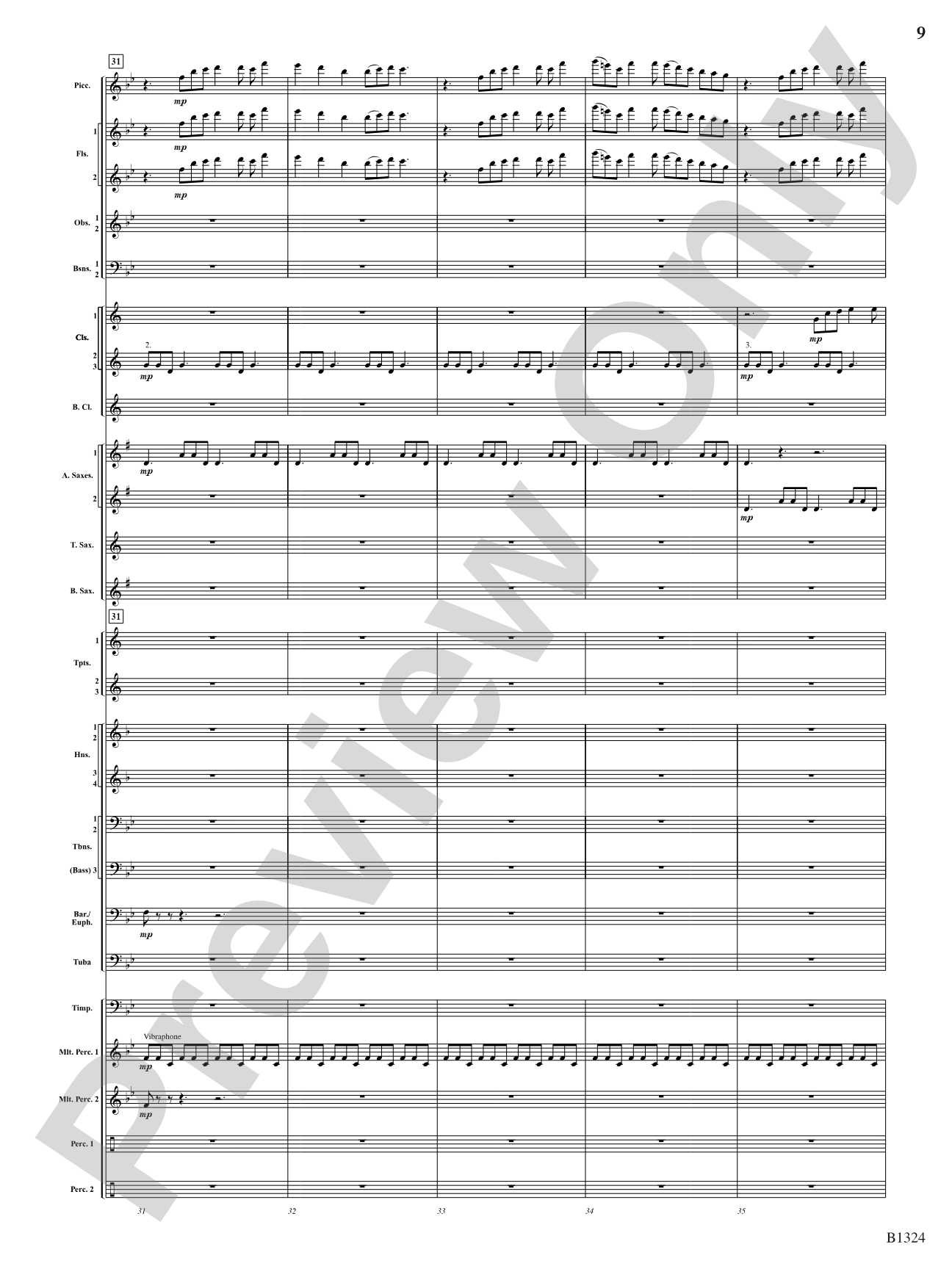 Fusion: Concert Band Conductor Score & Parts