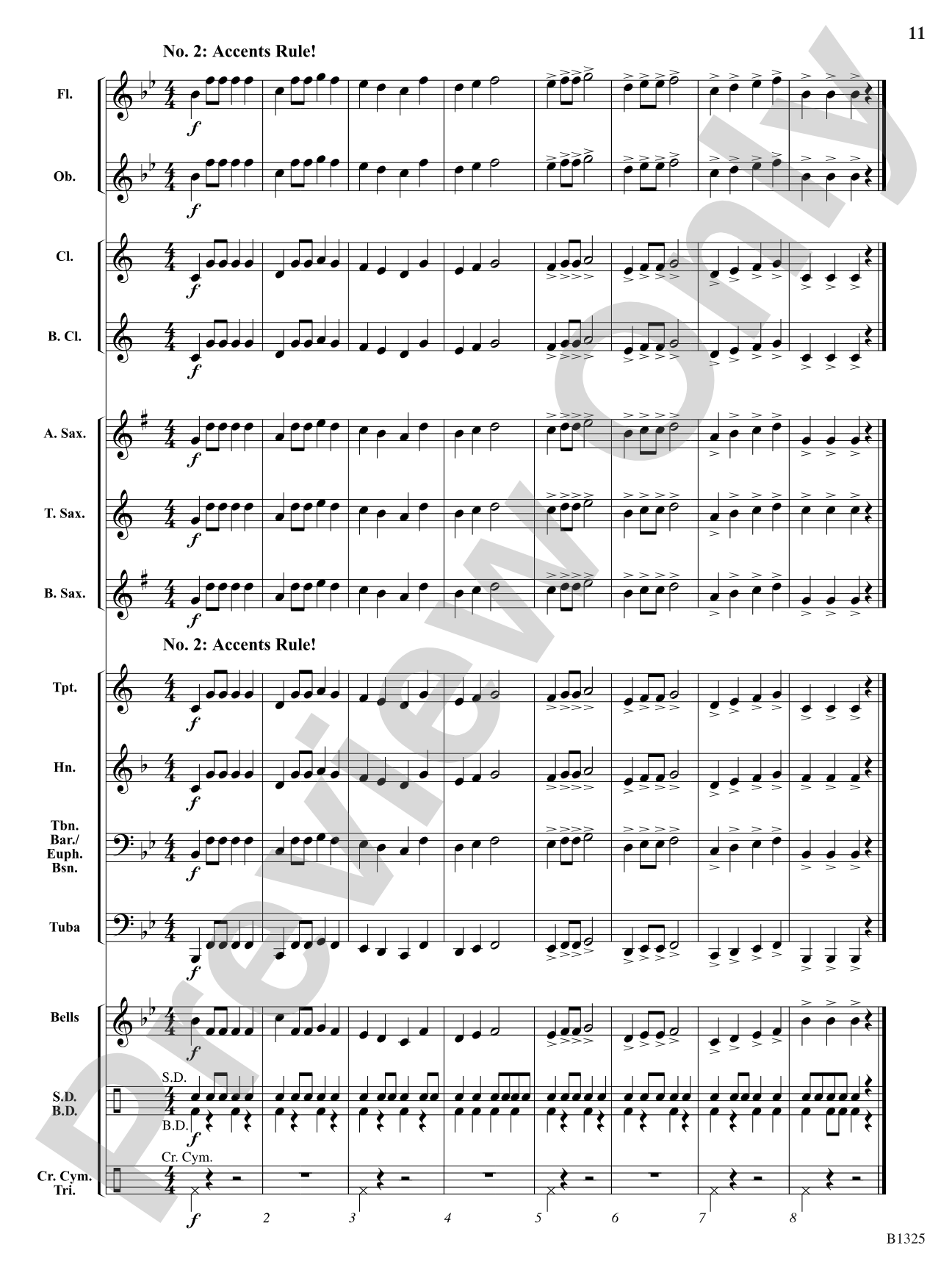 Synergy March: Concert Band Conductor Score & Parts