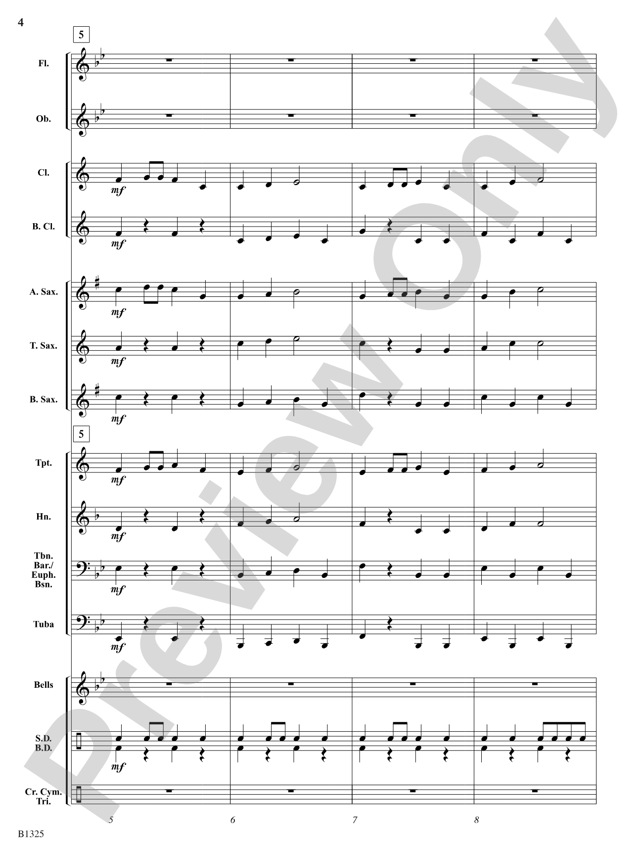 Synergy March: Concert Band Conductor Score & Parts