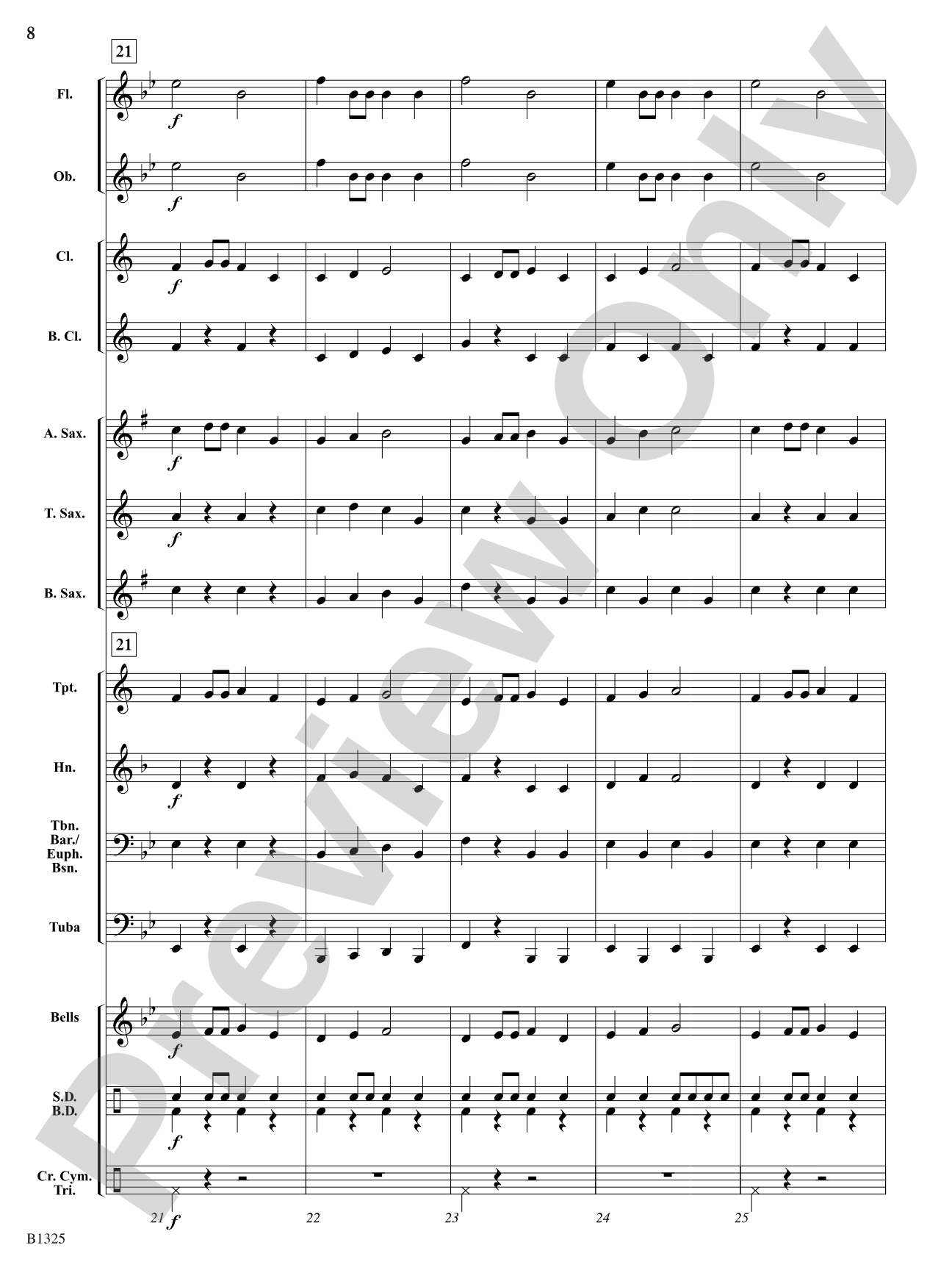 Synergy March: Concert Band Conductor Score & Parts