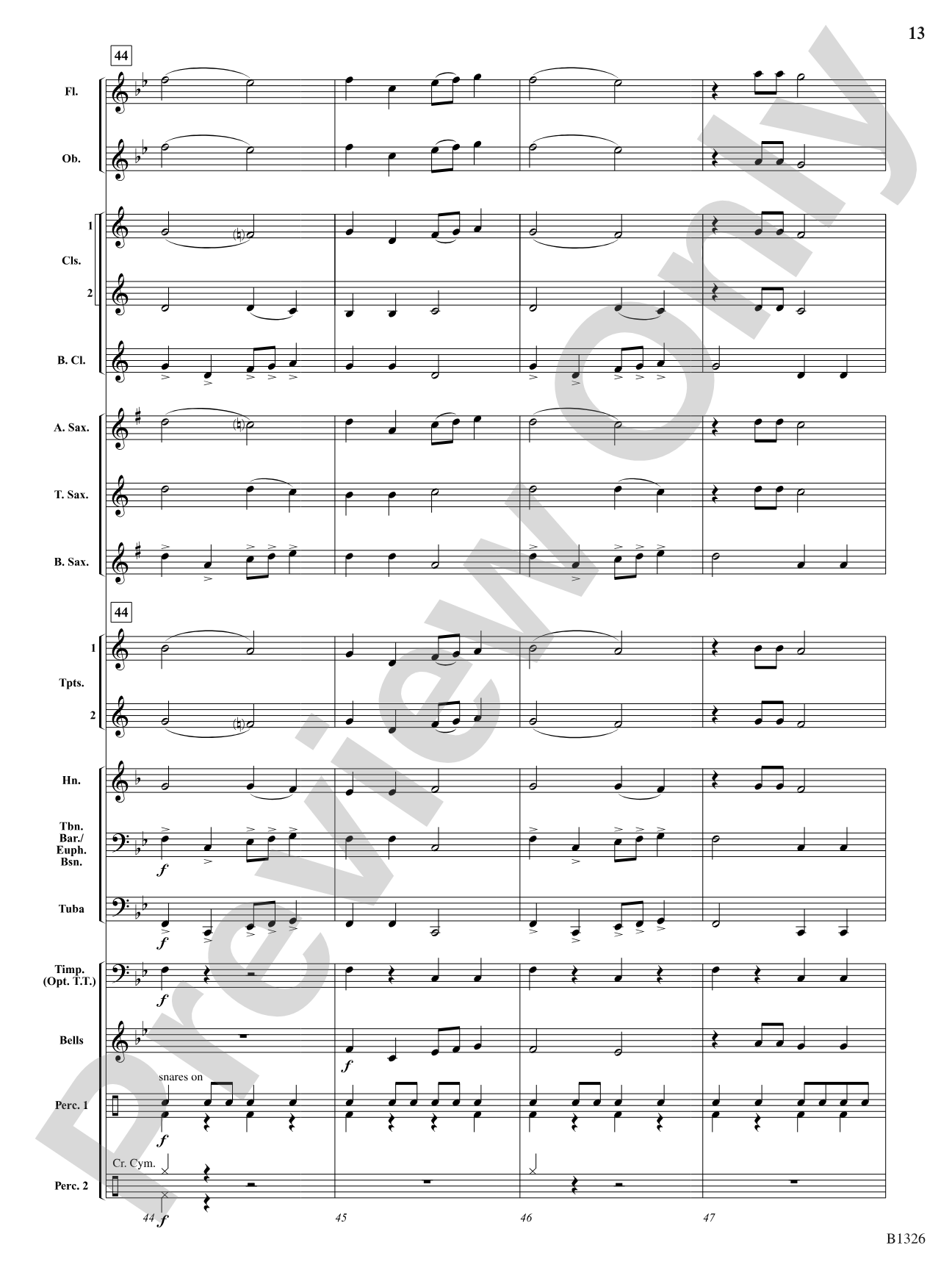 Parade of the Gladiators: Concert Band Conductor Score & Parts
