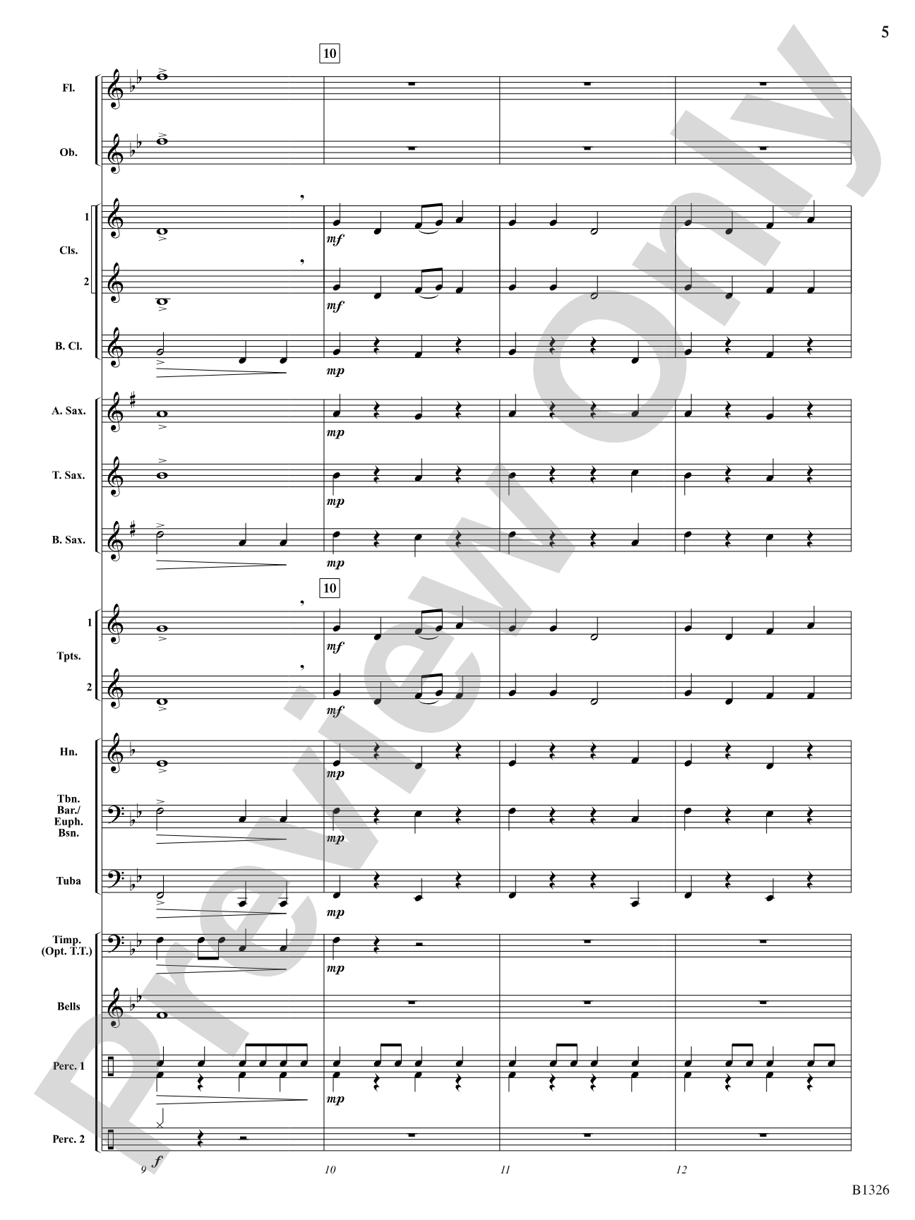 Parade of the Gladiators: Concert Band Conductor Score & Parts