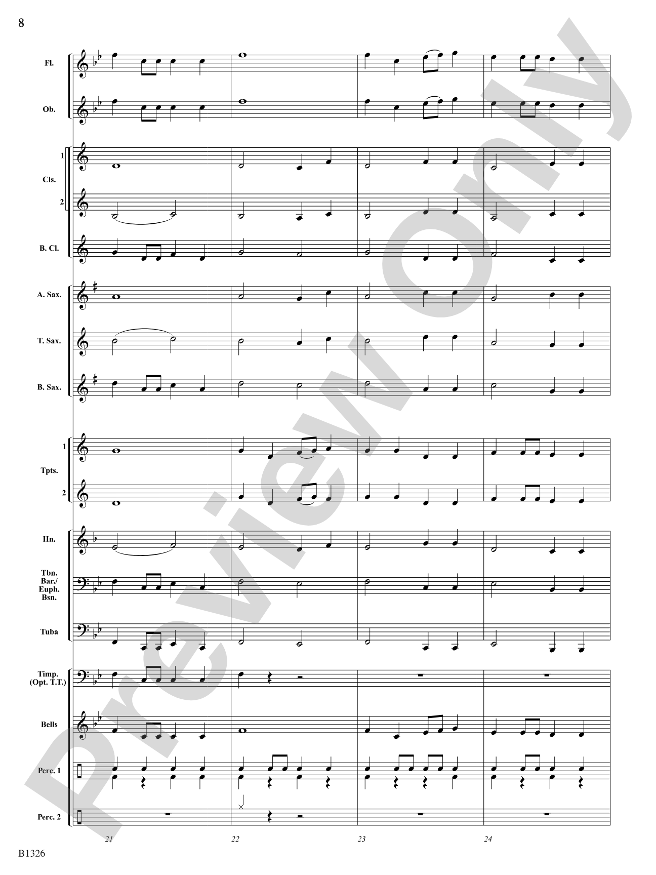 Parade of the Gladiators: Concert Band Conductor Score & Parts