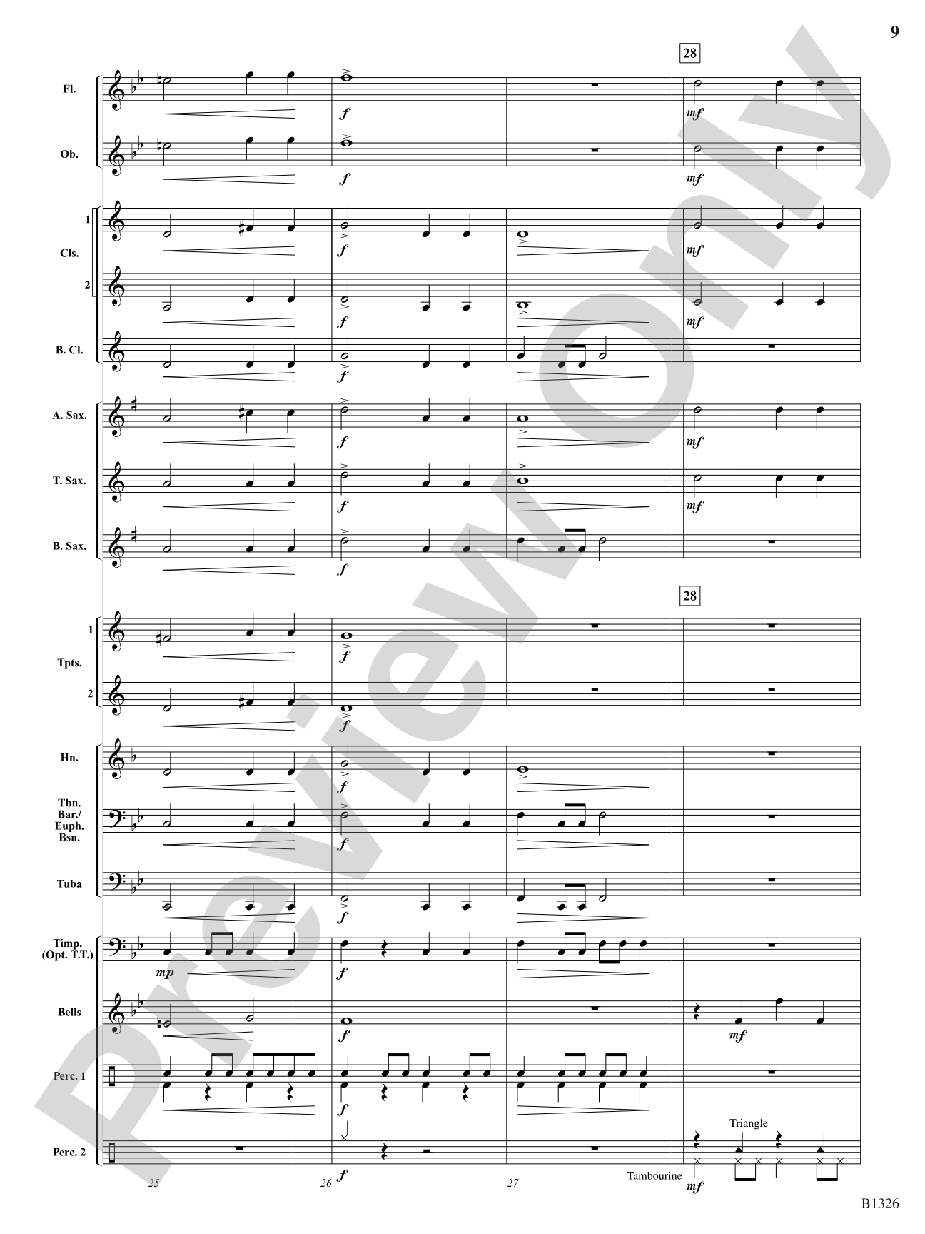 Parade of the Gladiators: Concert Band Conductor Score & Parts