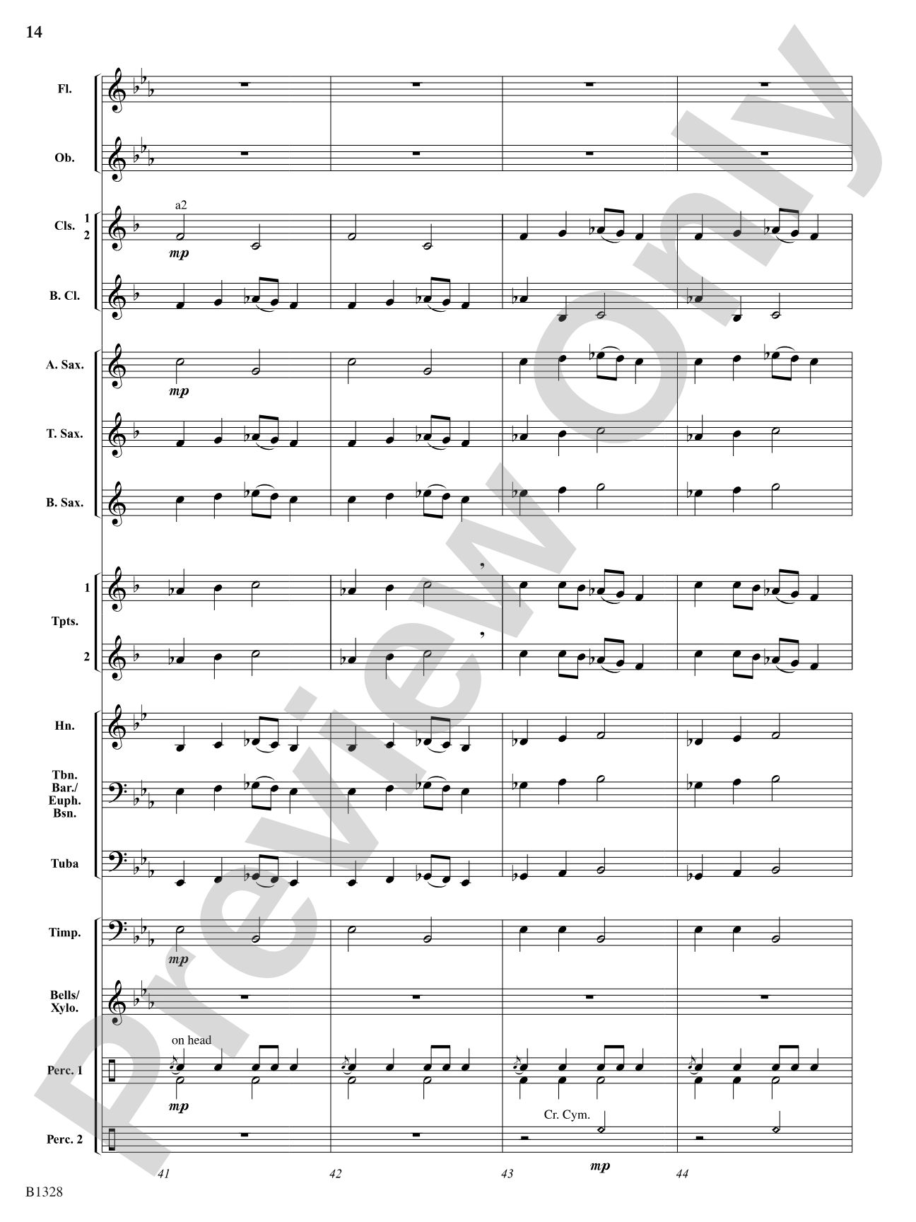 Ten Masters in Two Minutes: Concert Band Conductor Score & Parts