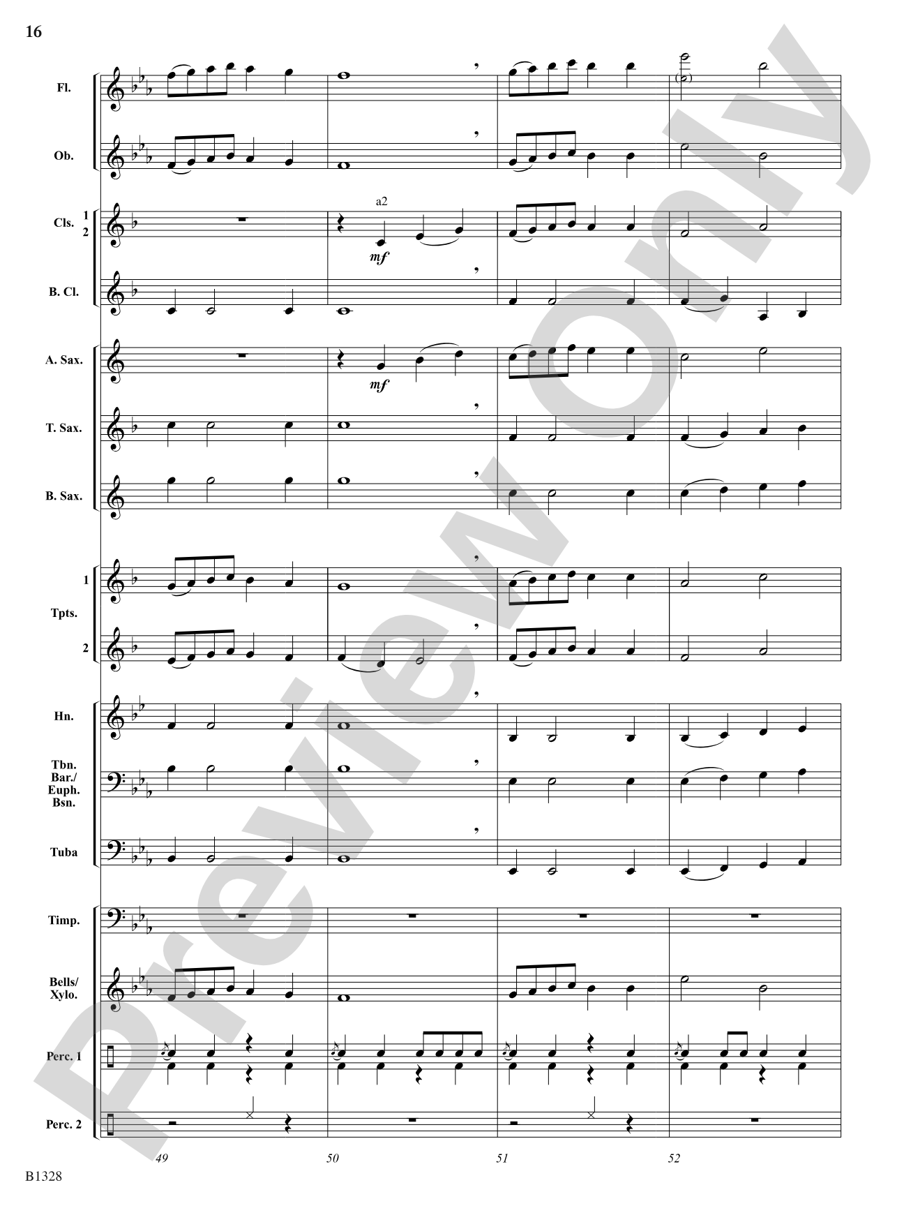 Ten Masters in Two Minutes: Concert Band Conductor Score & Parts