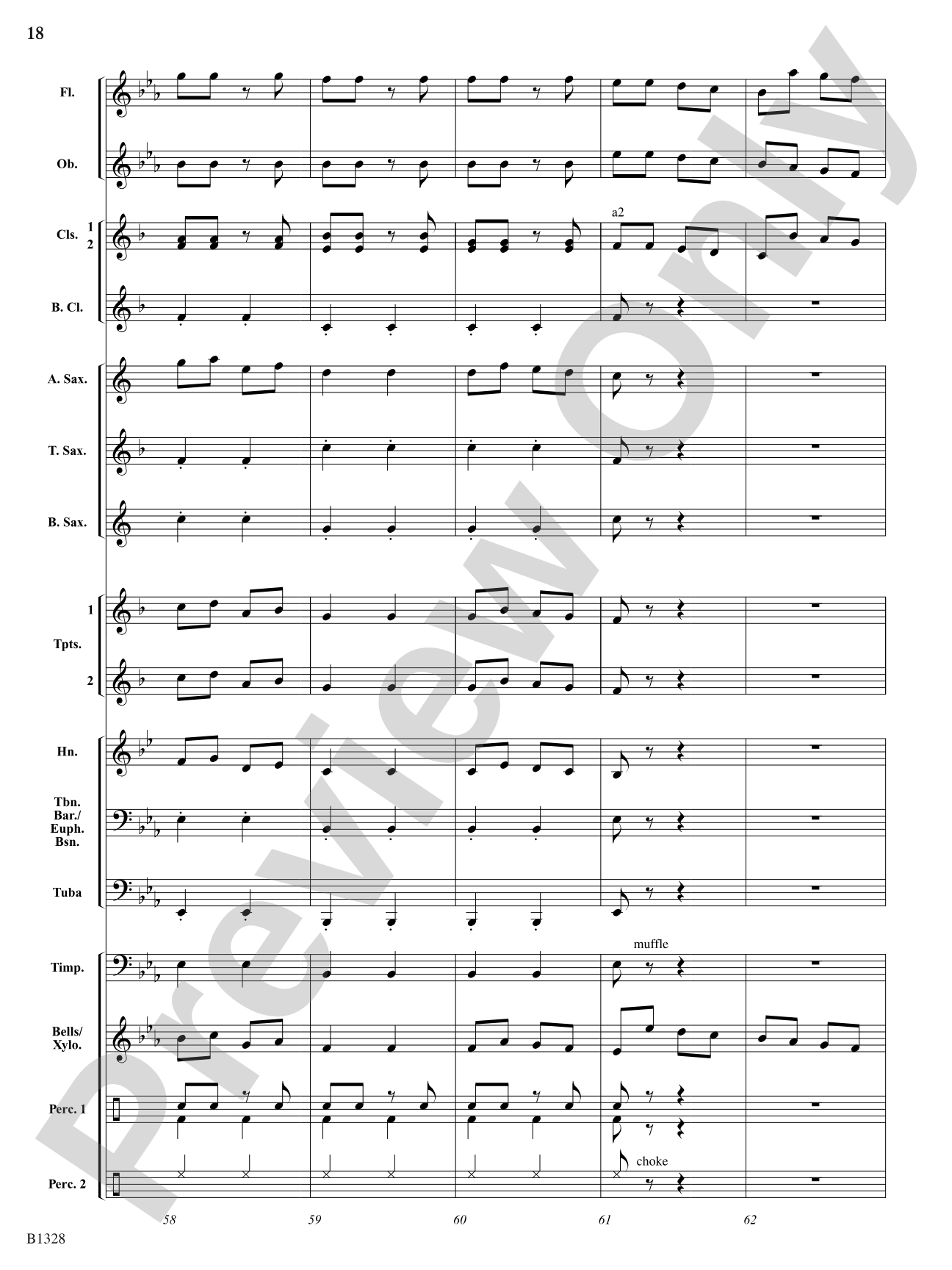 Ten Masters in Two Minutes: Concert Band Conductor Score & Parts