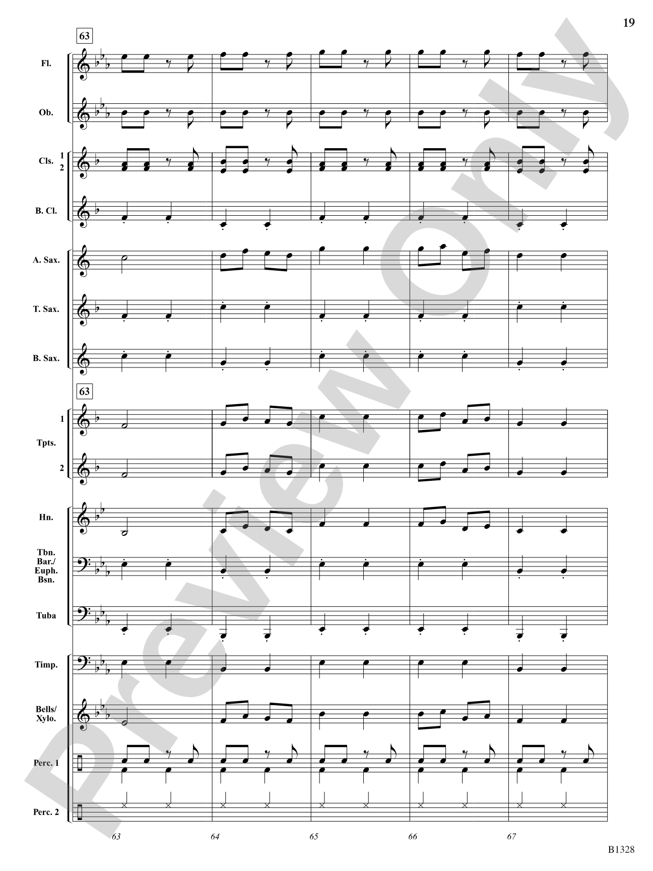 Ten Masters in Two Minutes: Concert Band Conductor Score & Parts