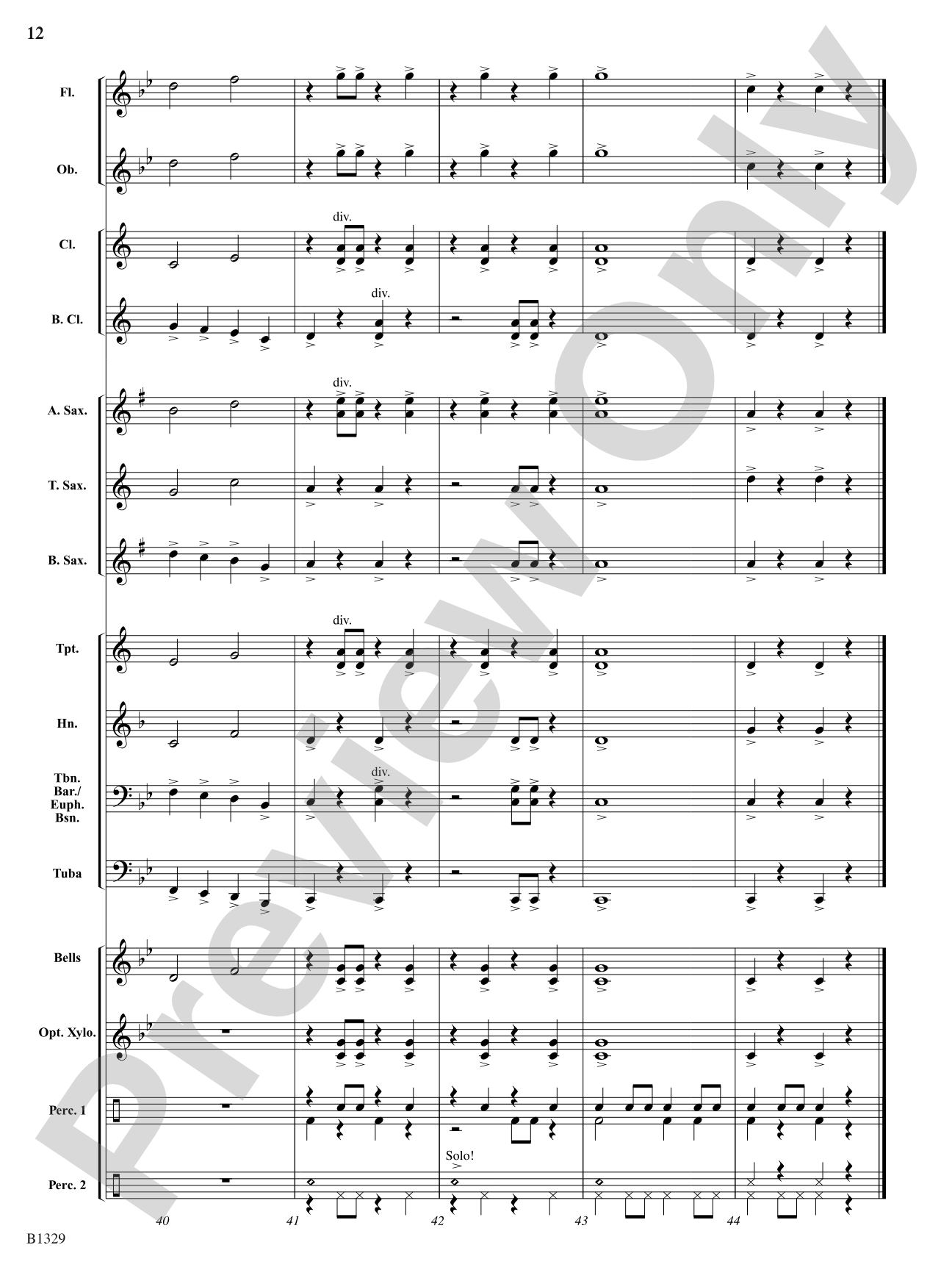Midnight Madness (from Midnight Suite): Concert Band Conductor Score & Parts