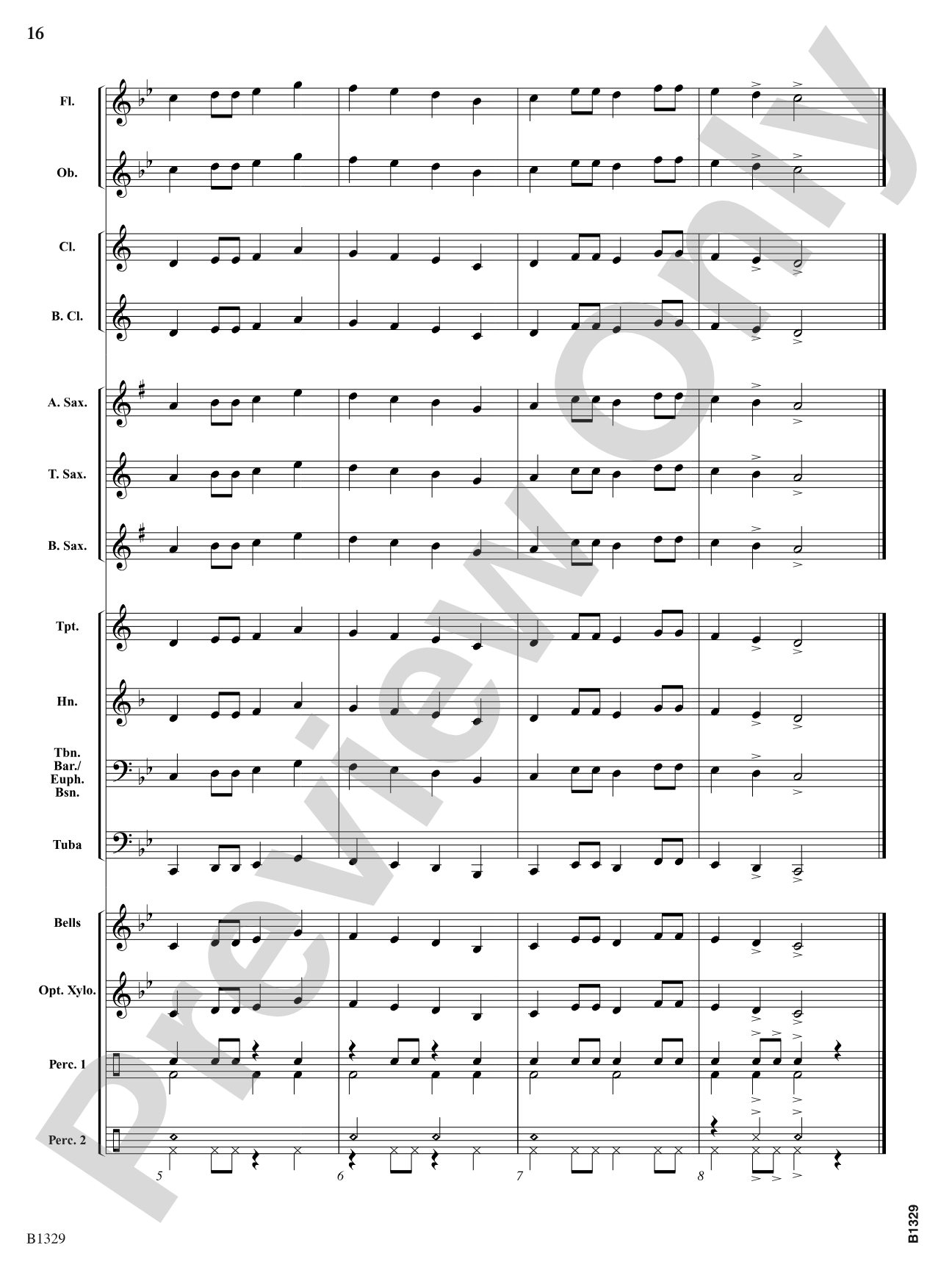 Midnight Madness (from Midnight Suite): Concert Band Conductor Score & Parts