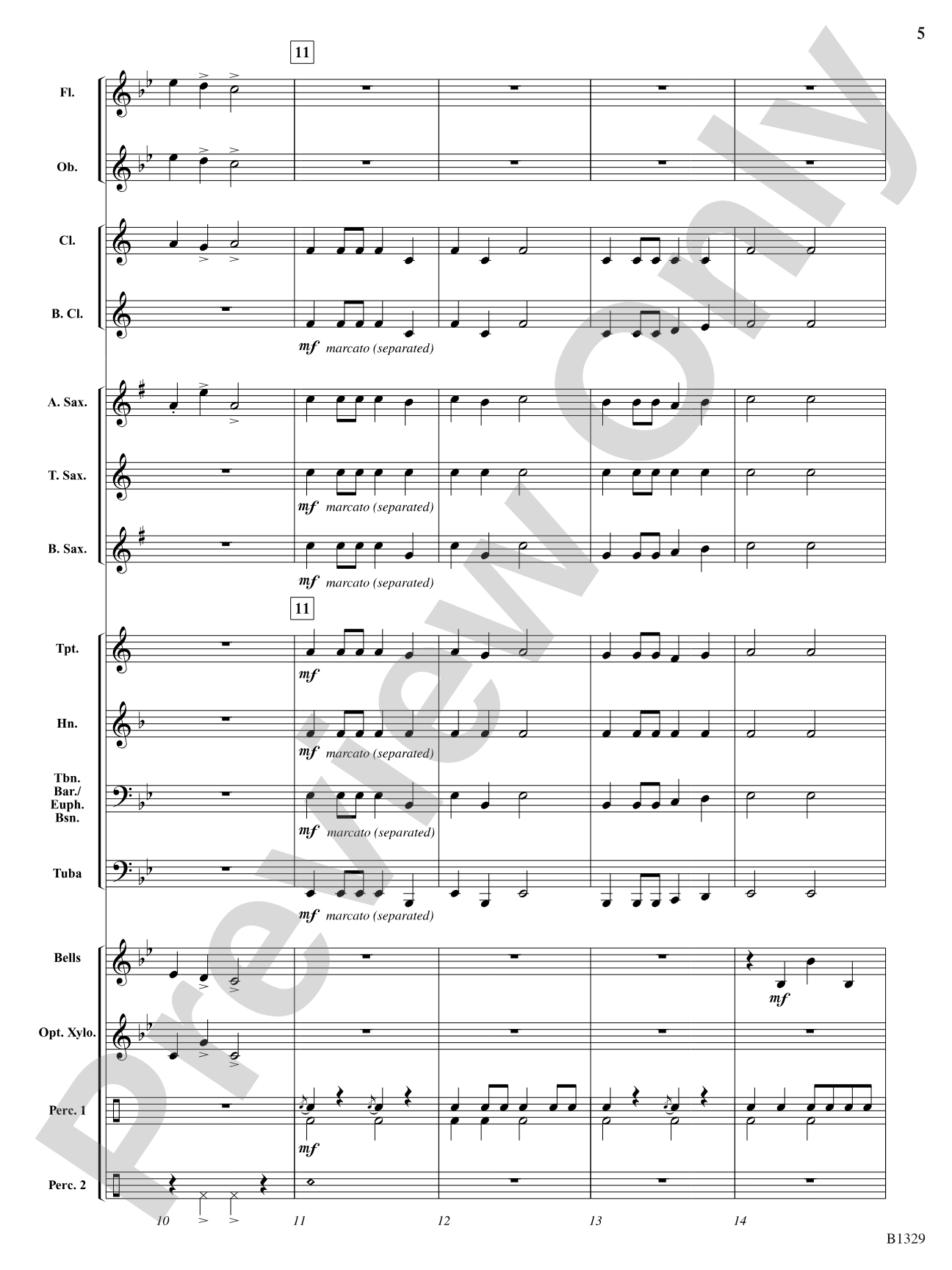Midnight Madness (from Midnight Suite): Concert Band Conductor Score & Parts