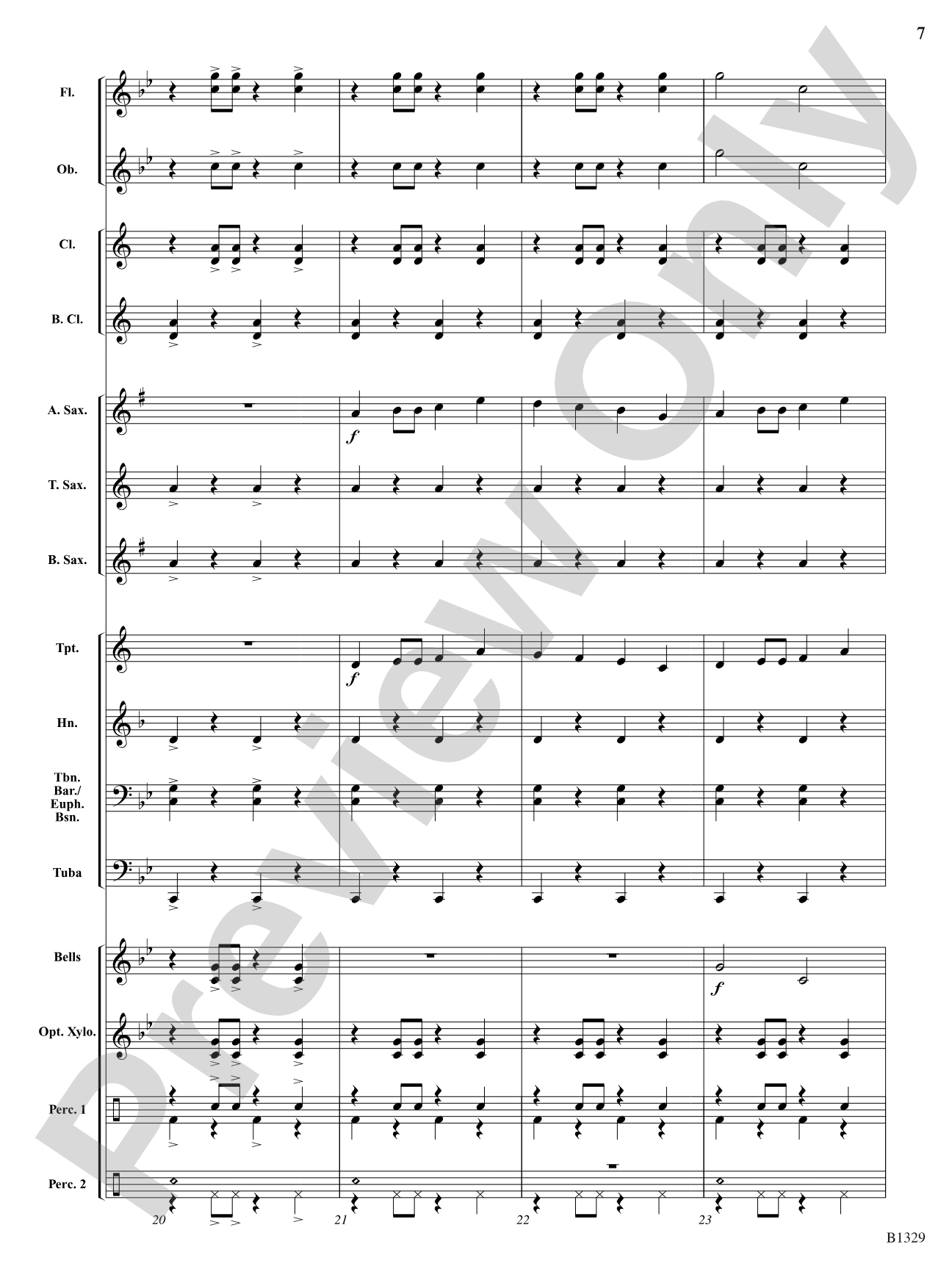 Midnight Madness (from Midnight Suite): Concert Band Conductor Score & Parts