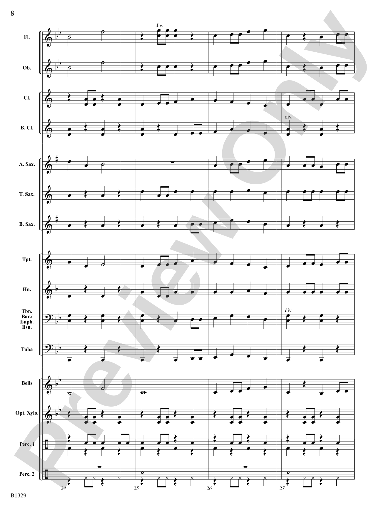Midnight Madness (from Midnight Suite): Concert Band Conductor Score & Parts