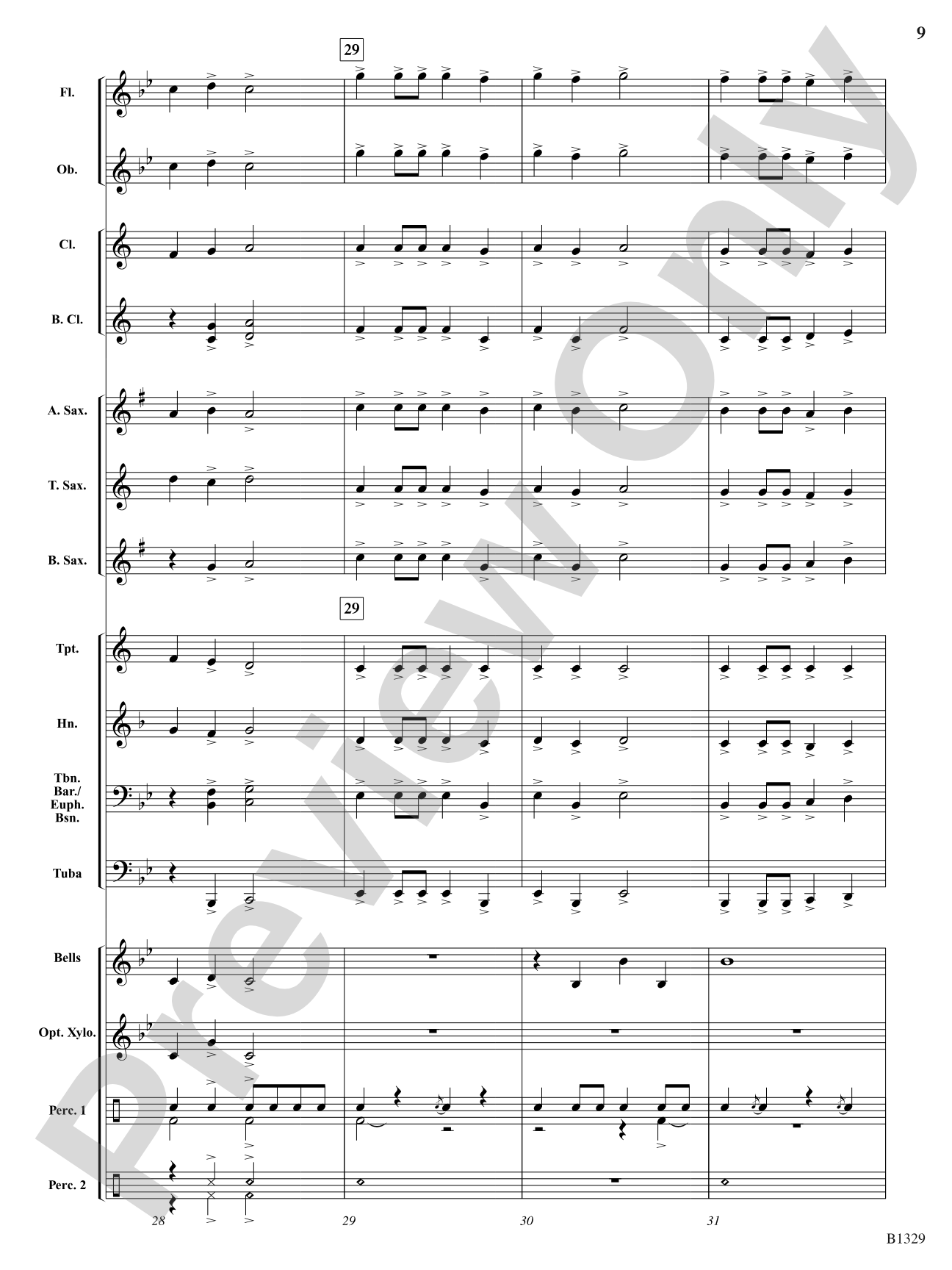 Midnight Madness (from Midnight Suite): Concert Band Conductor Score & Parts