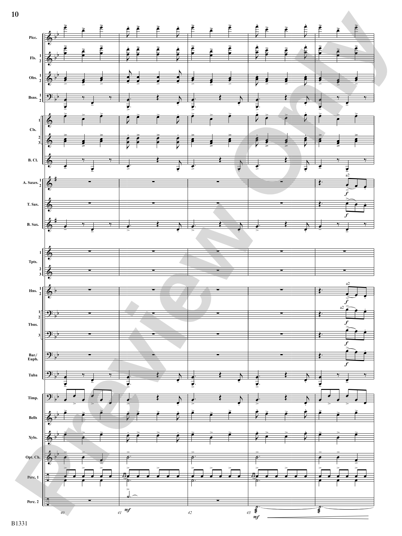 March Jubiloso: Concert Band Conductor Score & Parts