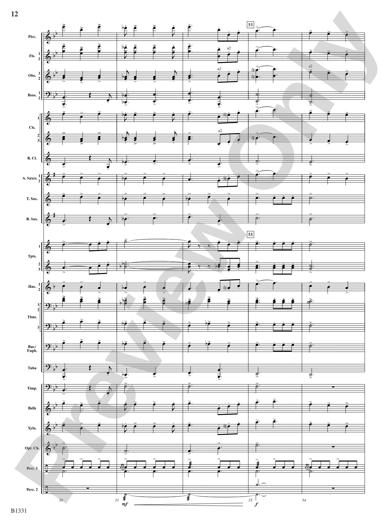 March Jubiloso: Concert Band Conductor Score & Parts