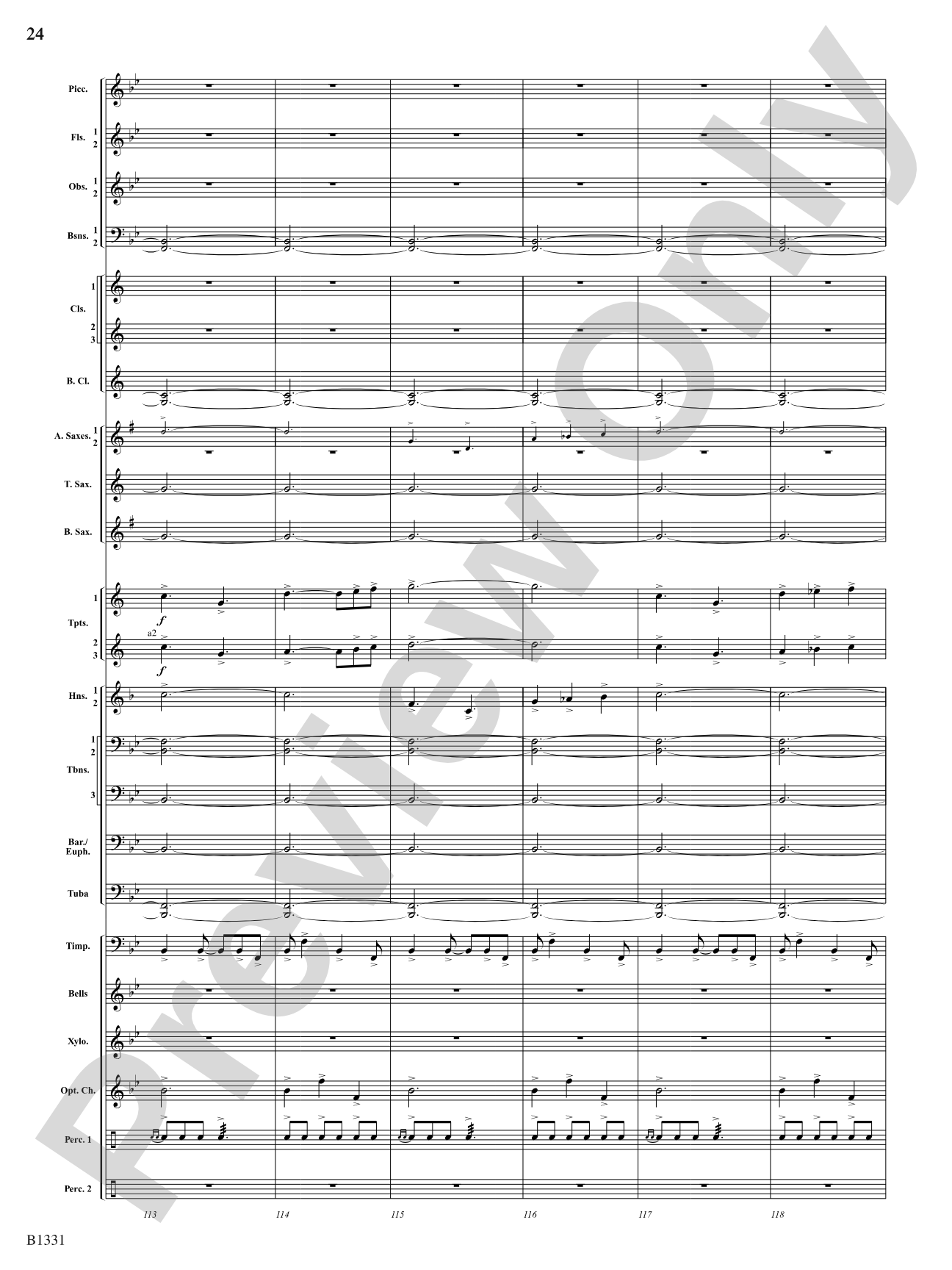 March Jubiloso: Concert Band Conductor Score & Parts