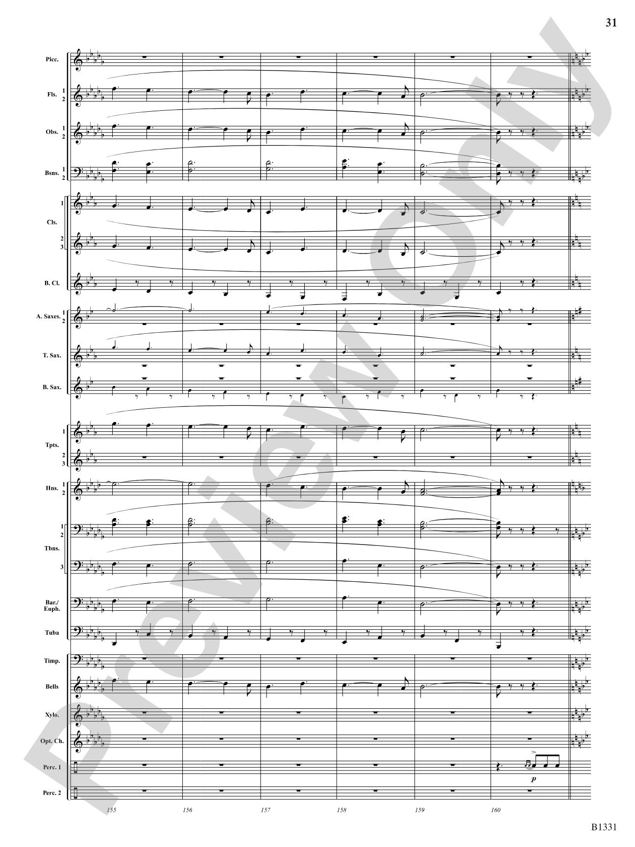 March Jubiloso: Concert Band Conductor Score & Parts