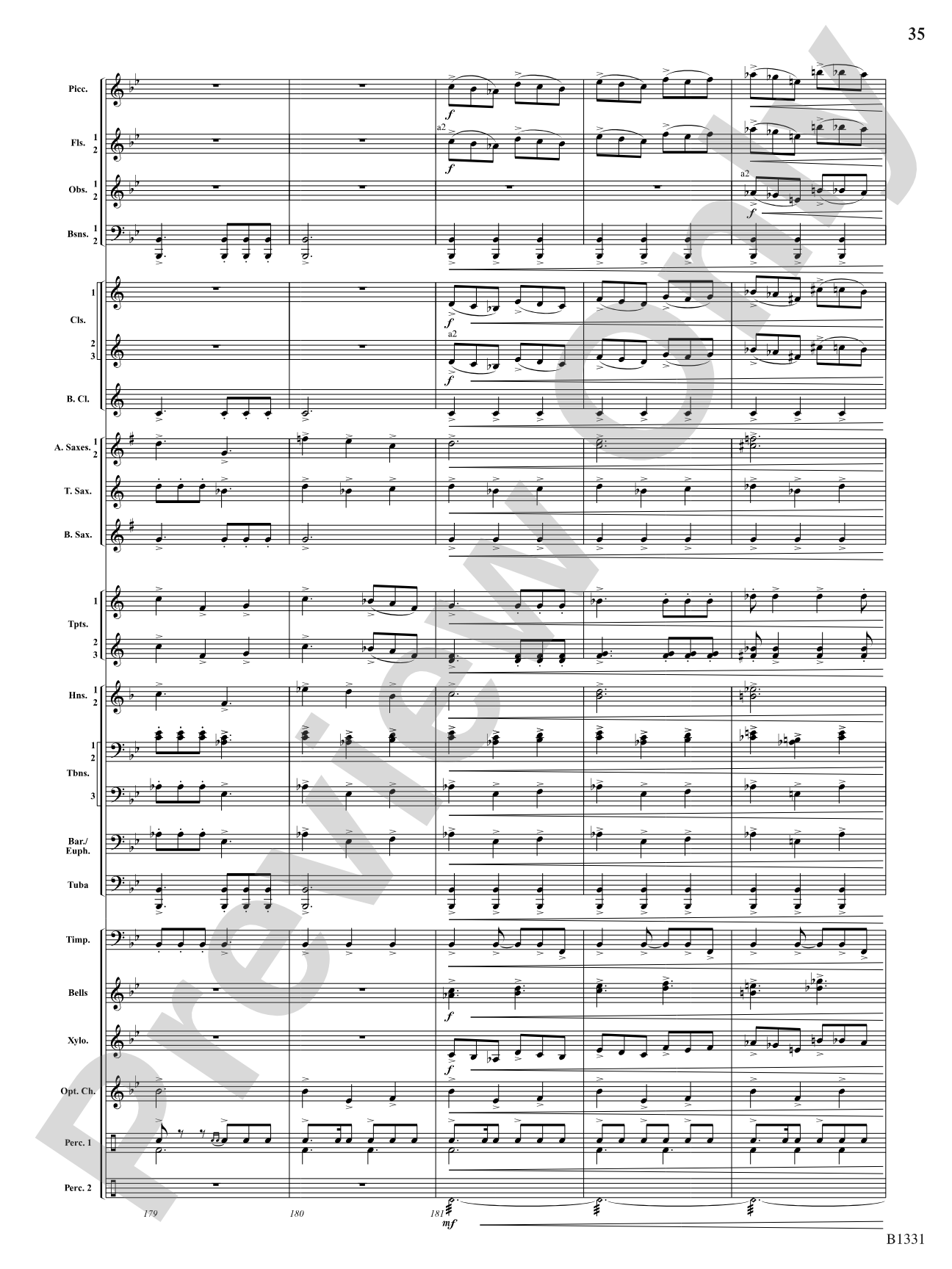 March Jubiloso: Concert Band Conductor Score & Parts