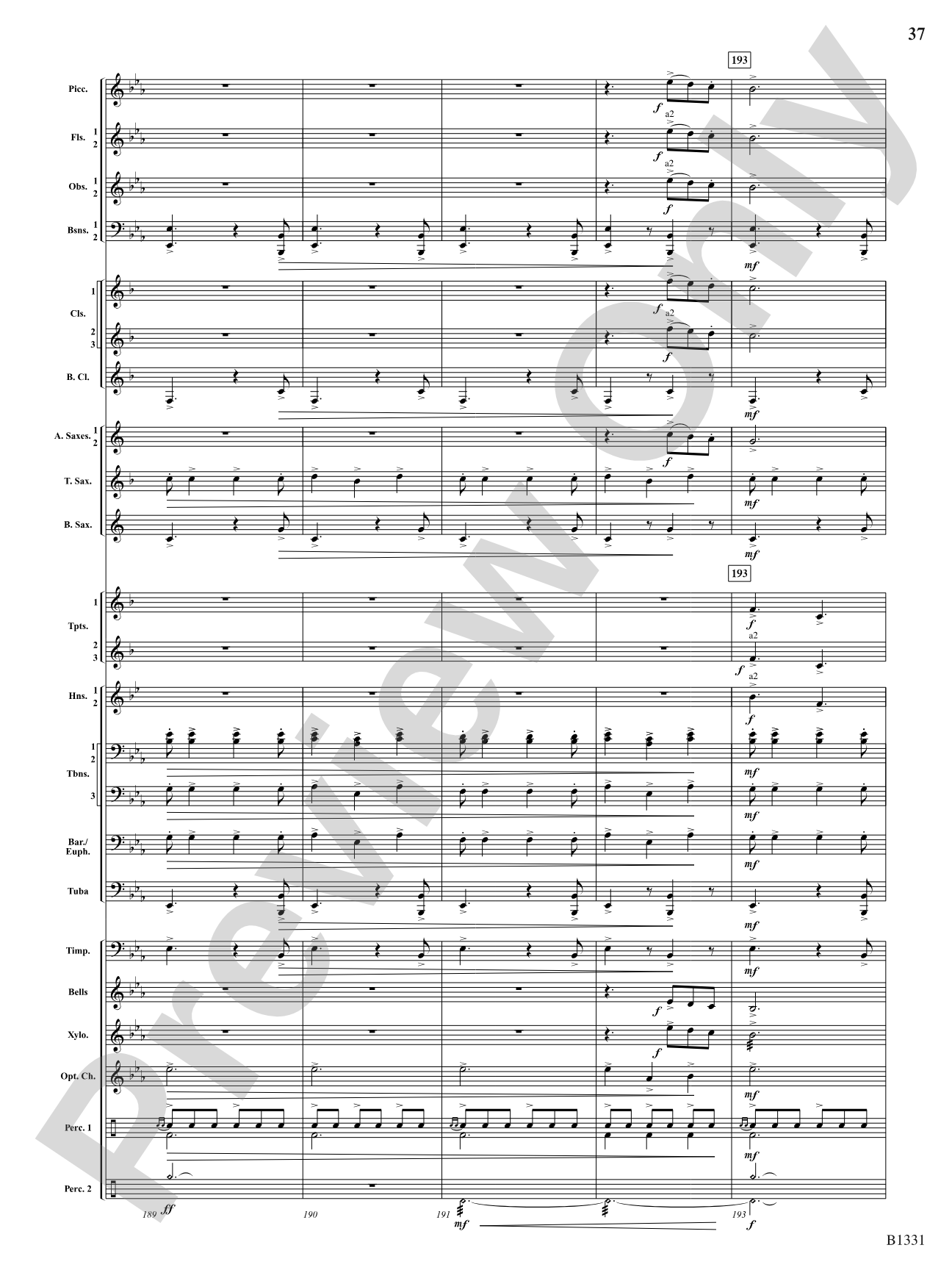 March Jubiloso: Concert Band Conductor Score & Parts