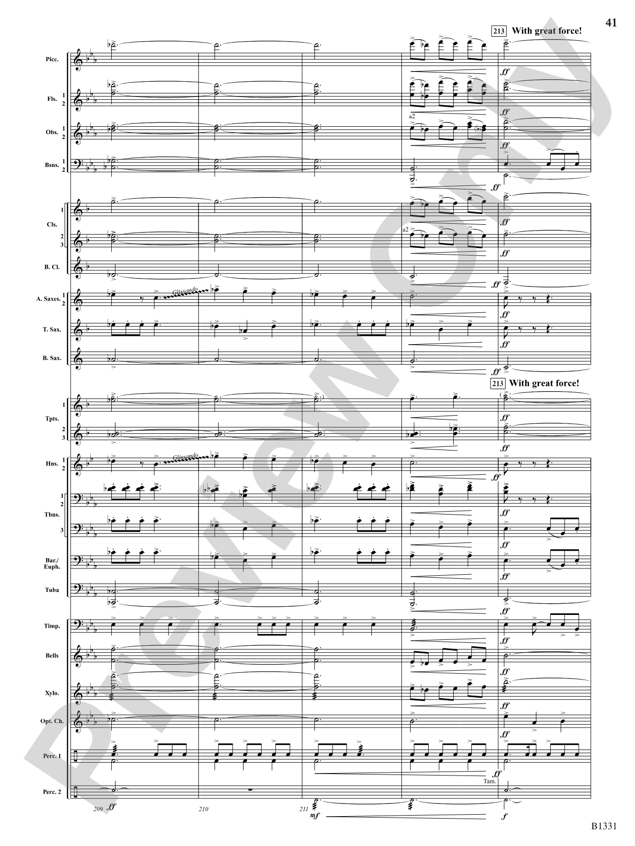March Jubiloso: Concert Band Conductor Score & Parts