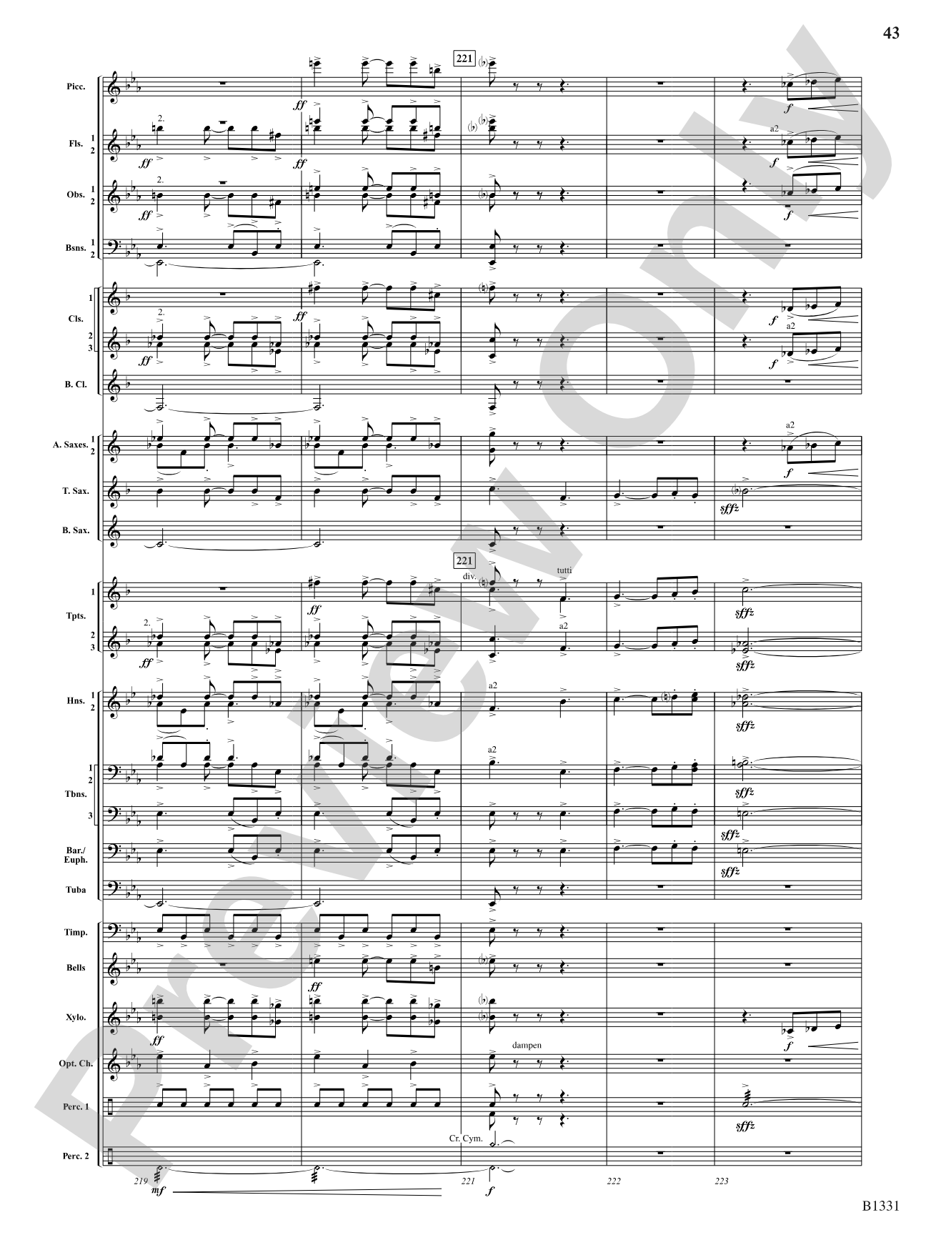 March Jubiloso: Concert Band Conductor Score & Parts