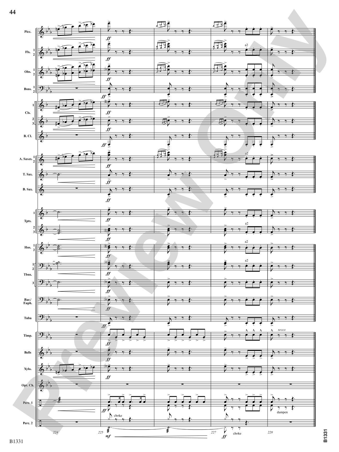 March Jubiloso: Concert Band Conductor Score & Parts