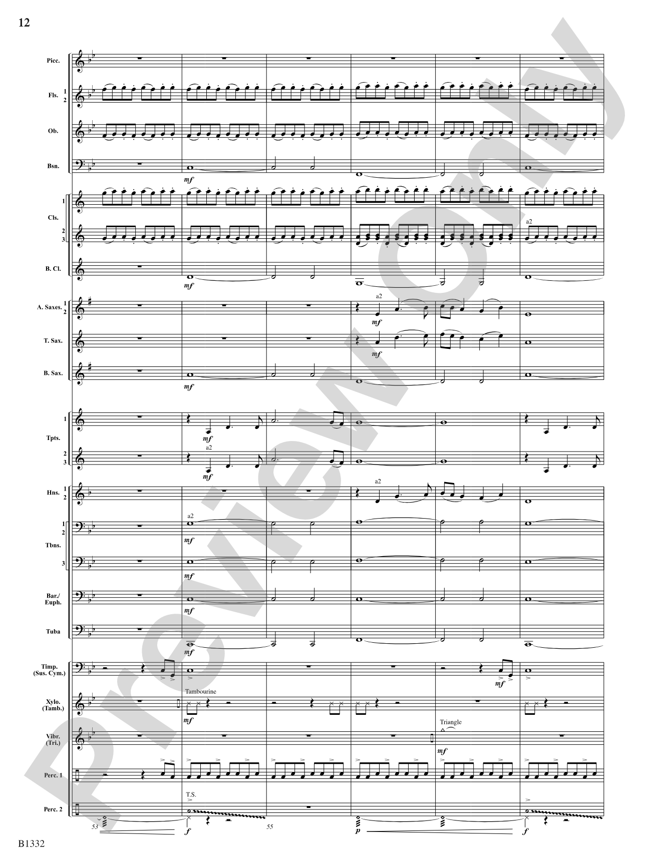 Thunderscape: Concert Band Conductor Score & Parts