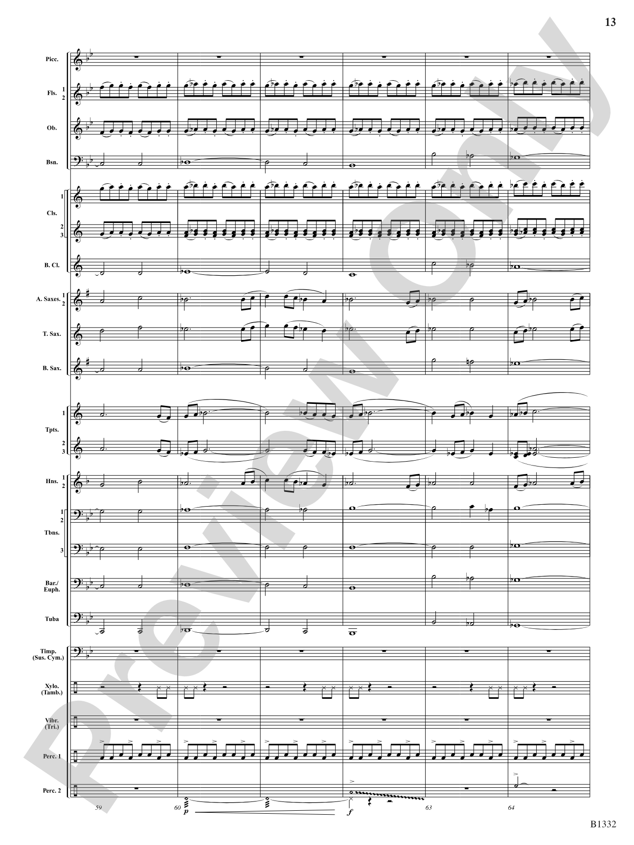 Thunderscape: Concert Band Conductor Score & Parts