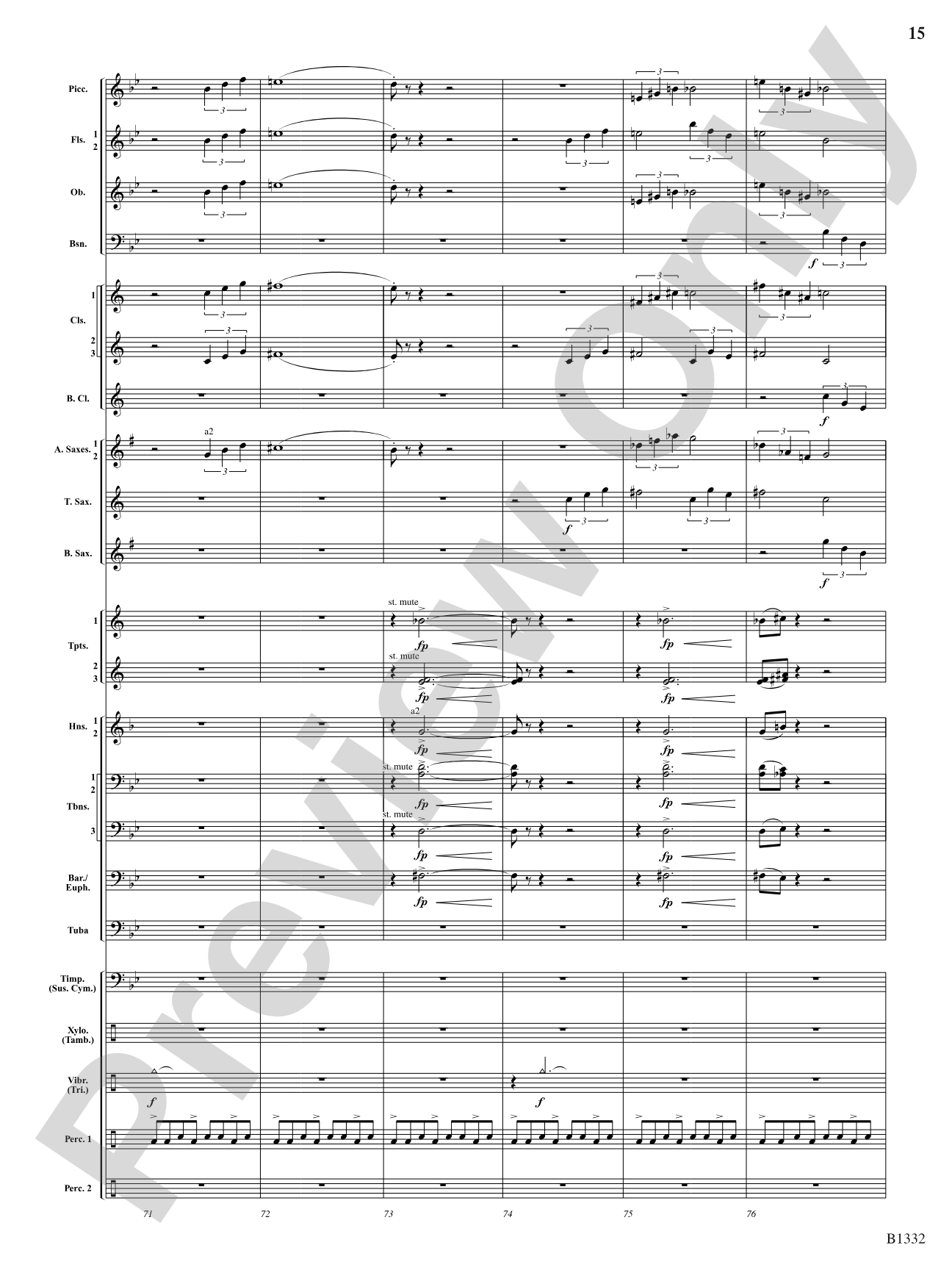 Thunderscape: Concert Band Conductor Score & Parts