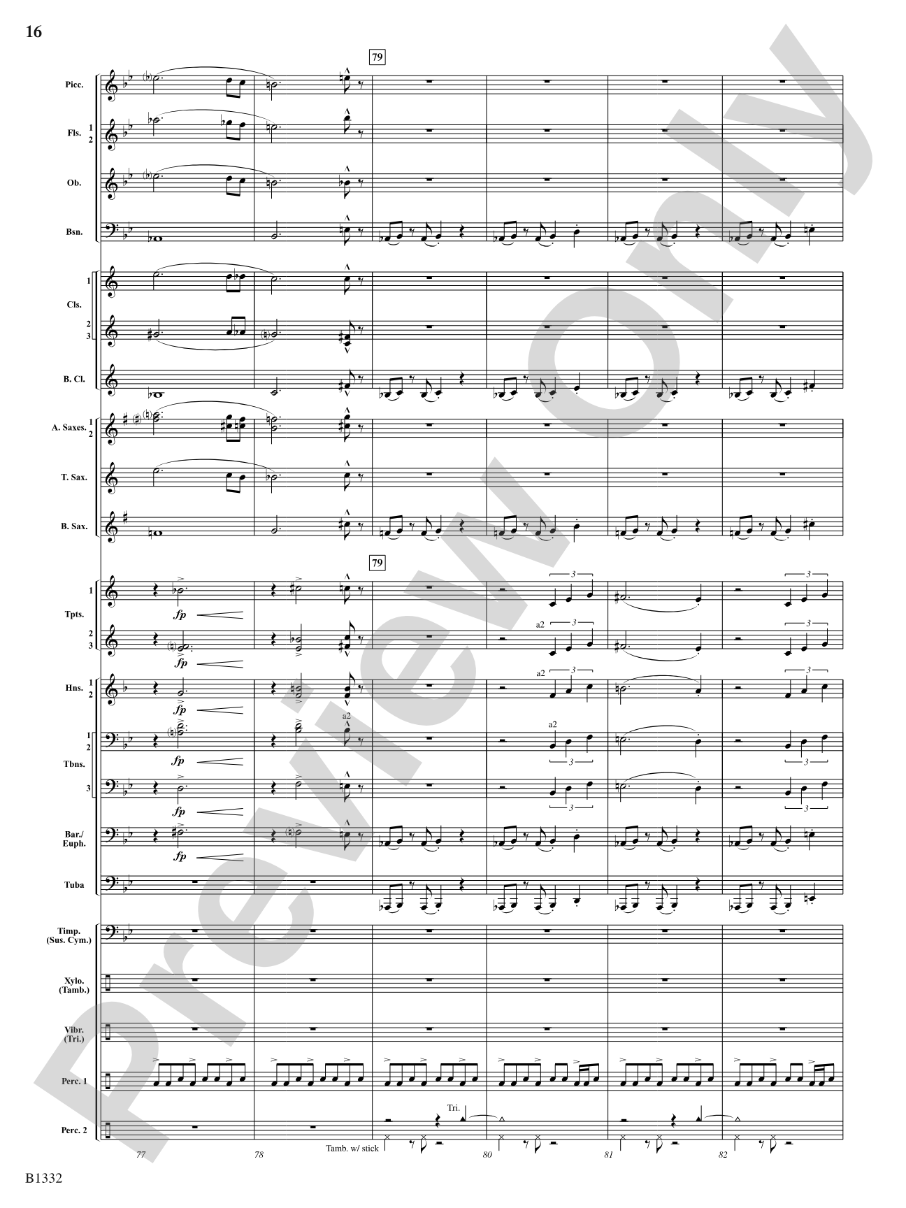 Thunderscape: Concert Band Conductor Score & Parts