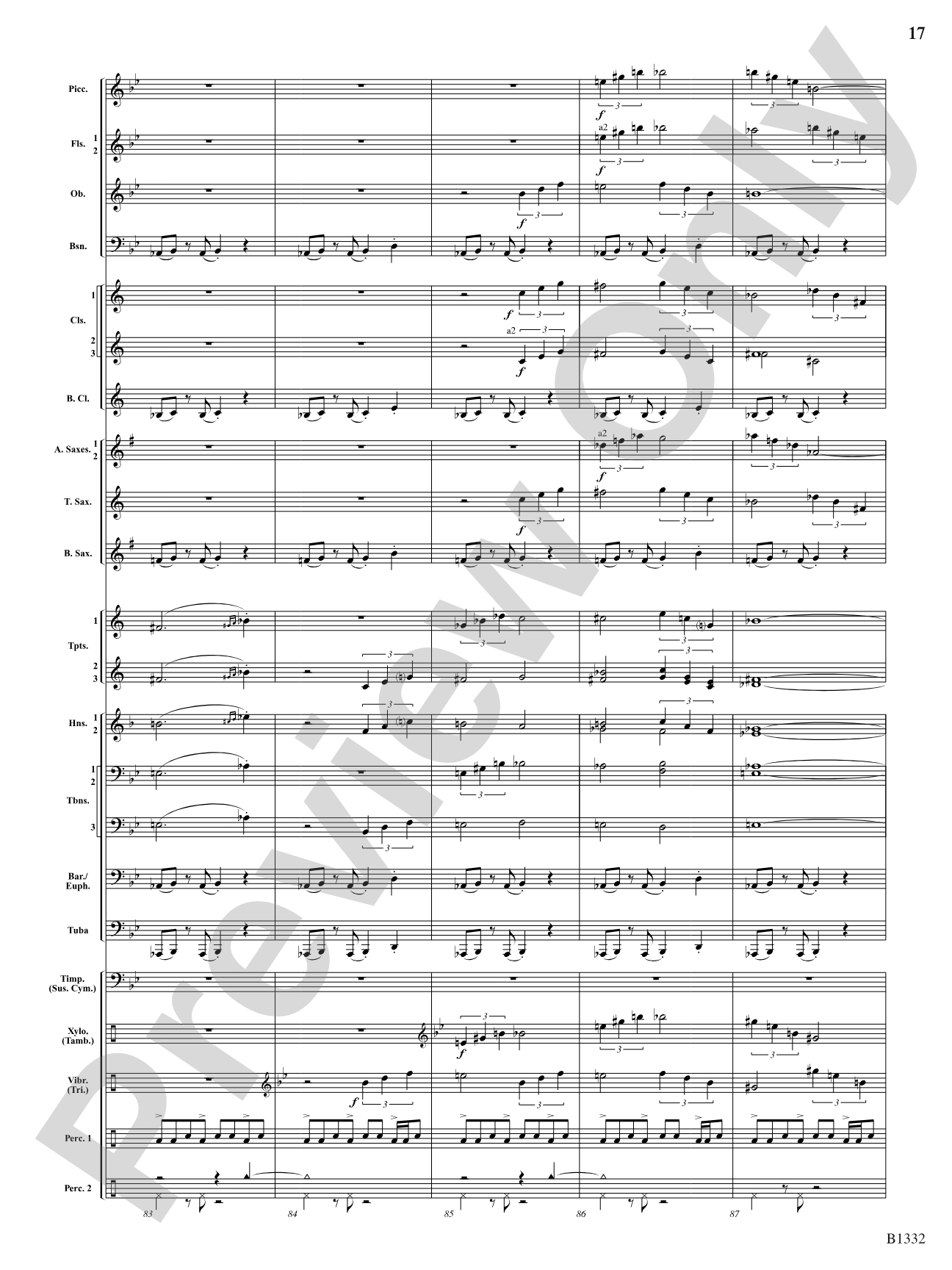 Thunderscape: Concert Band Conductor Score & Parts