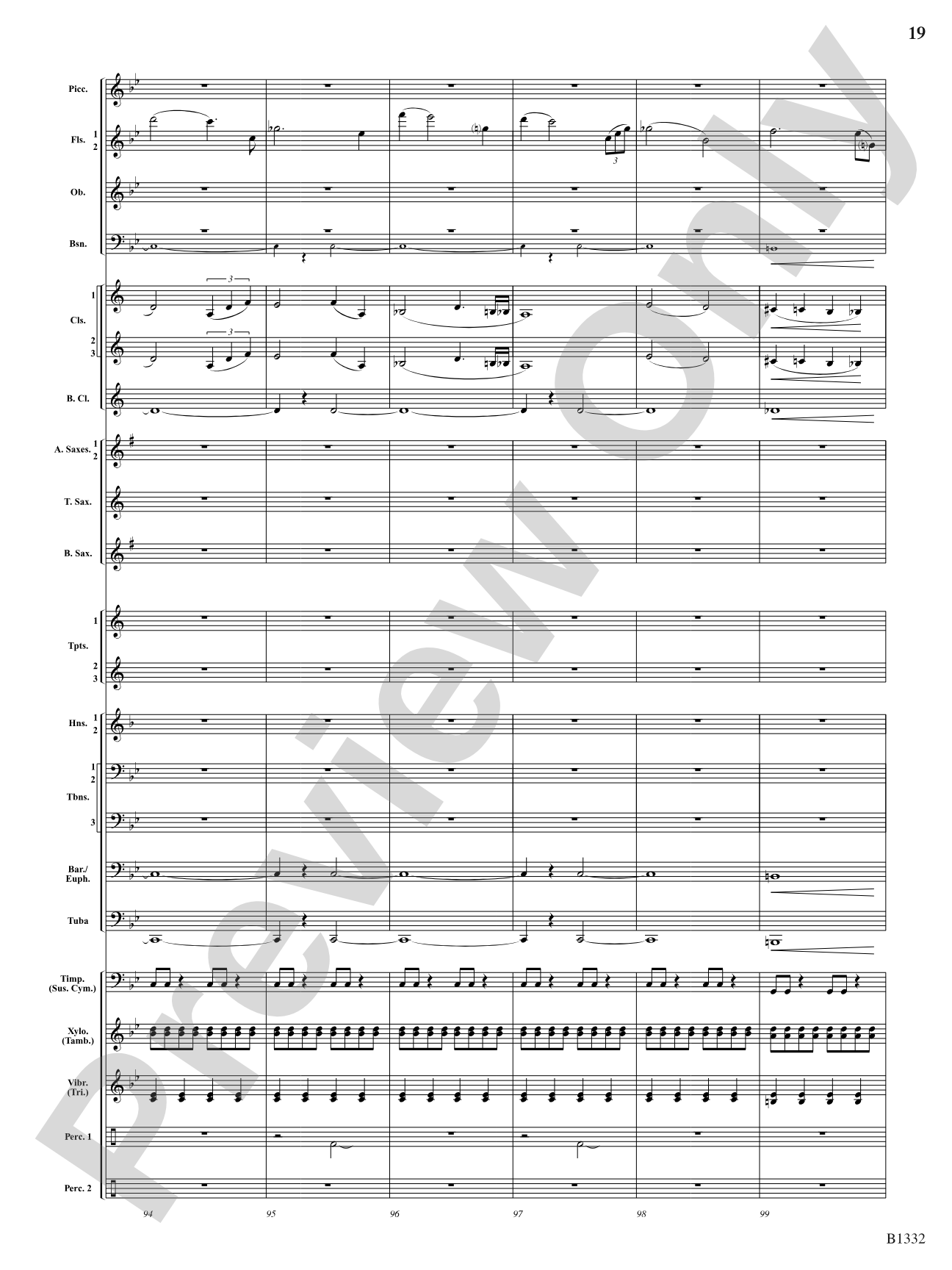 Thunderscape: Concert Band Conductor Score & Parts