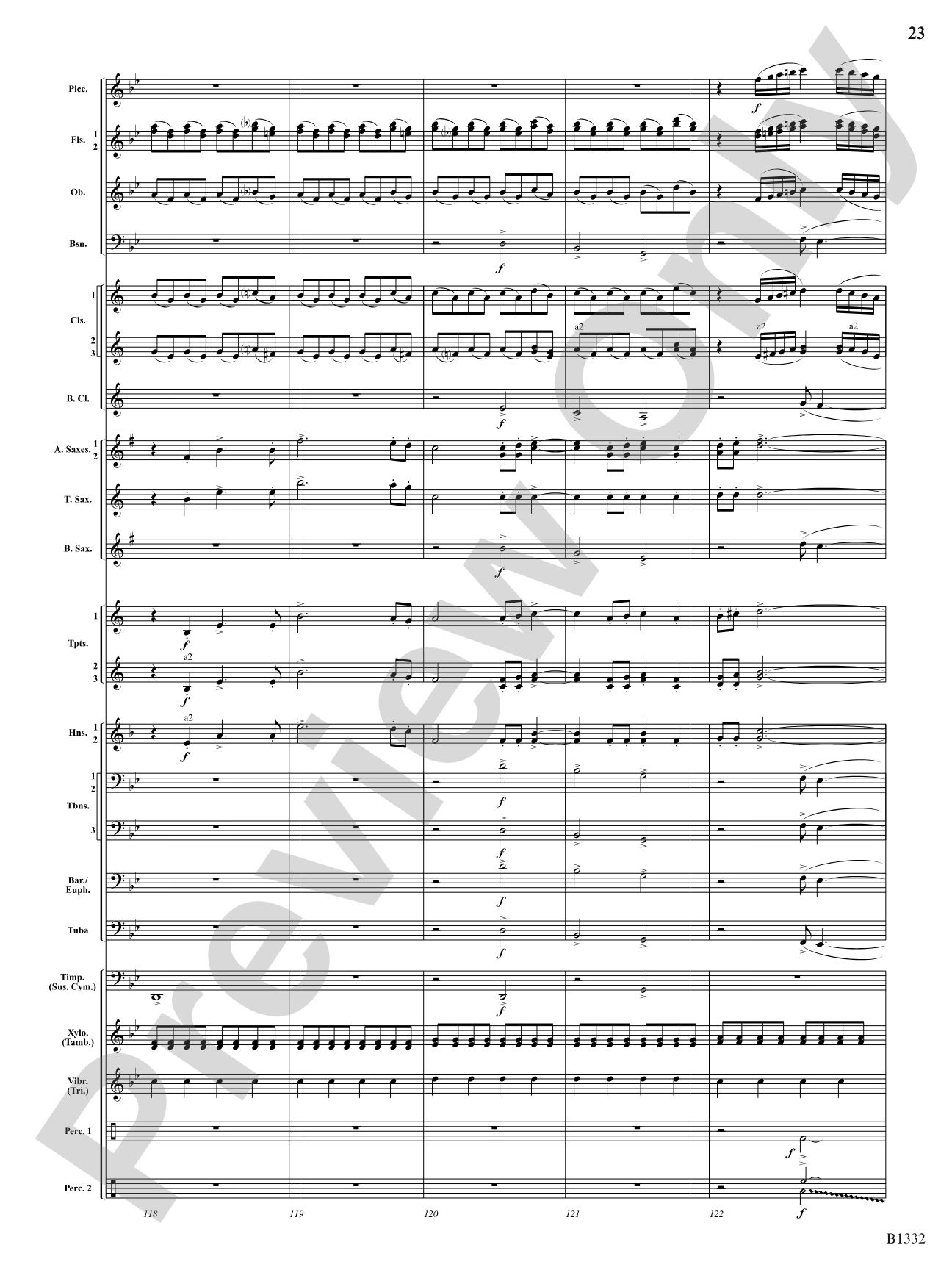 Thunderscape: Concert Band Conductor Score & Parts