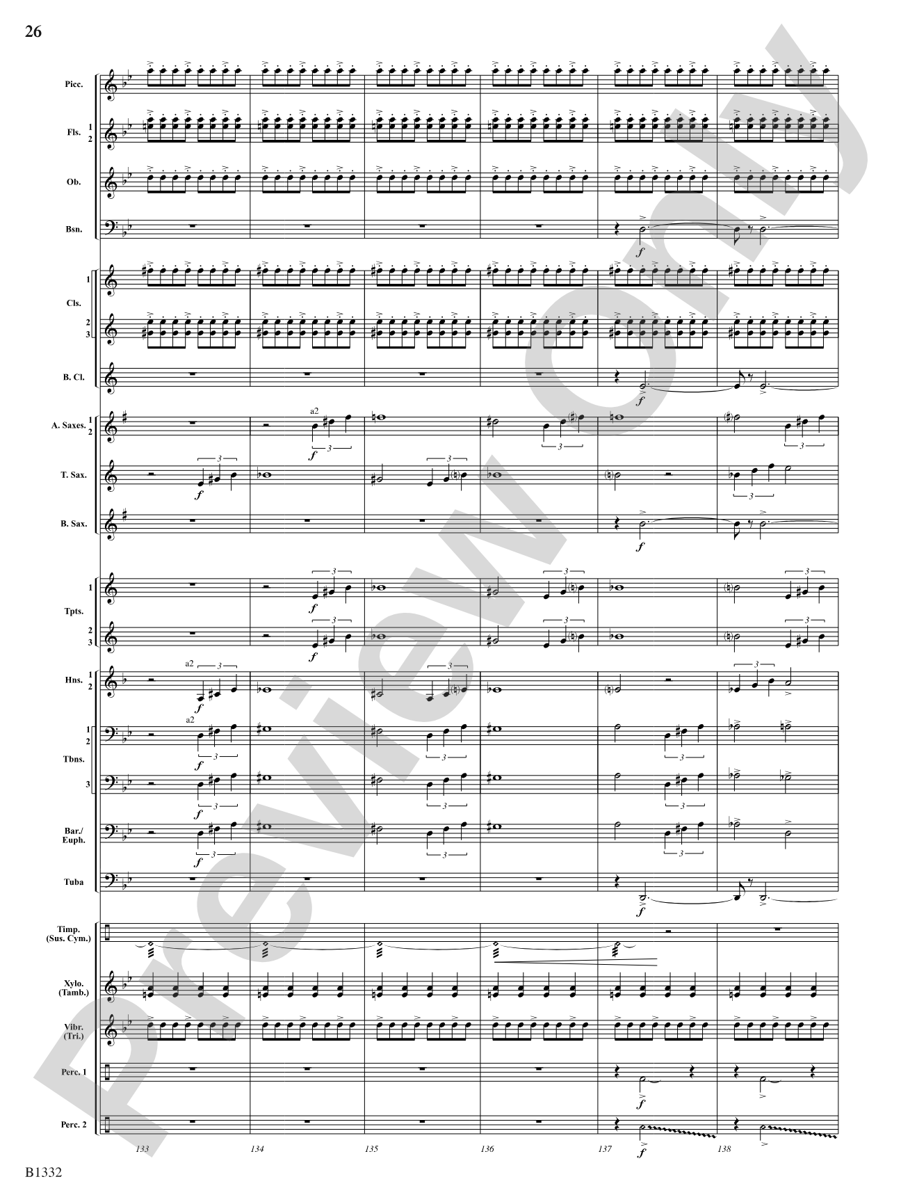 Thunderscape: Concert Band Conductor Score & Parts