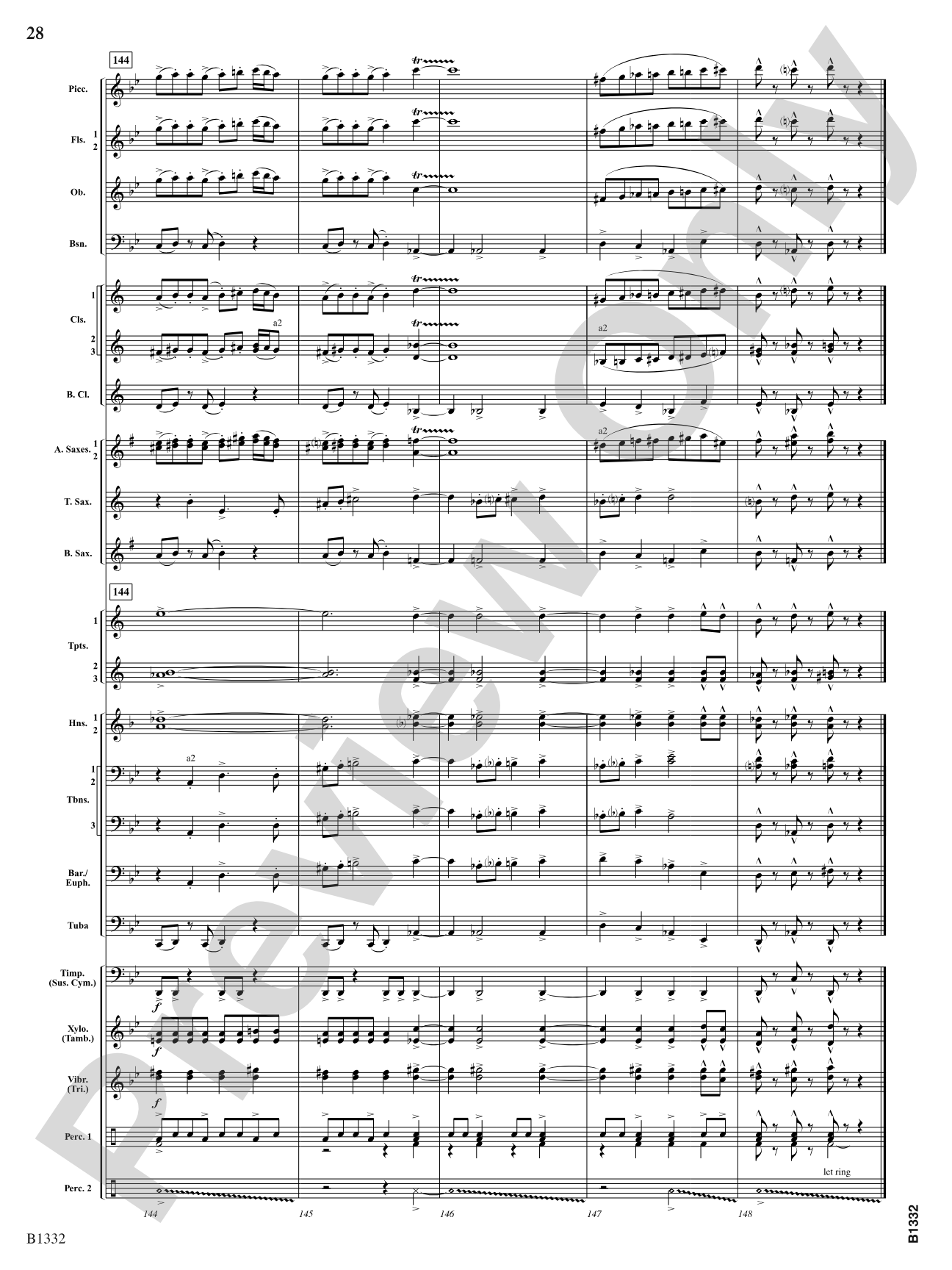 Thunderscape: Concert Band Conductor Score & Parts