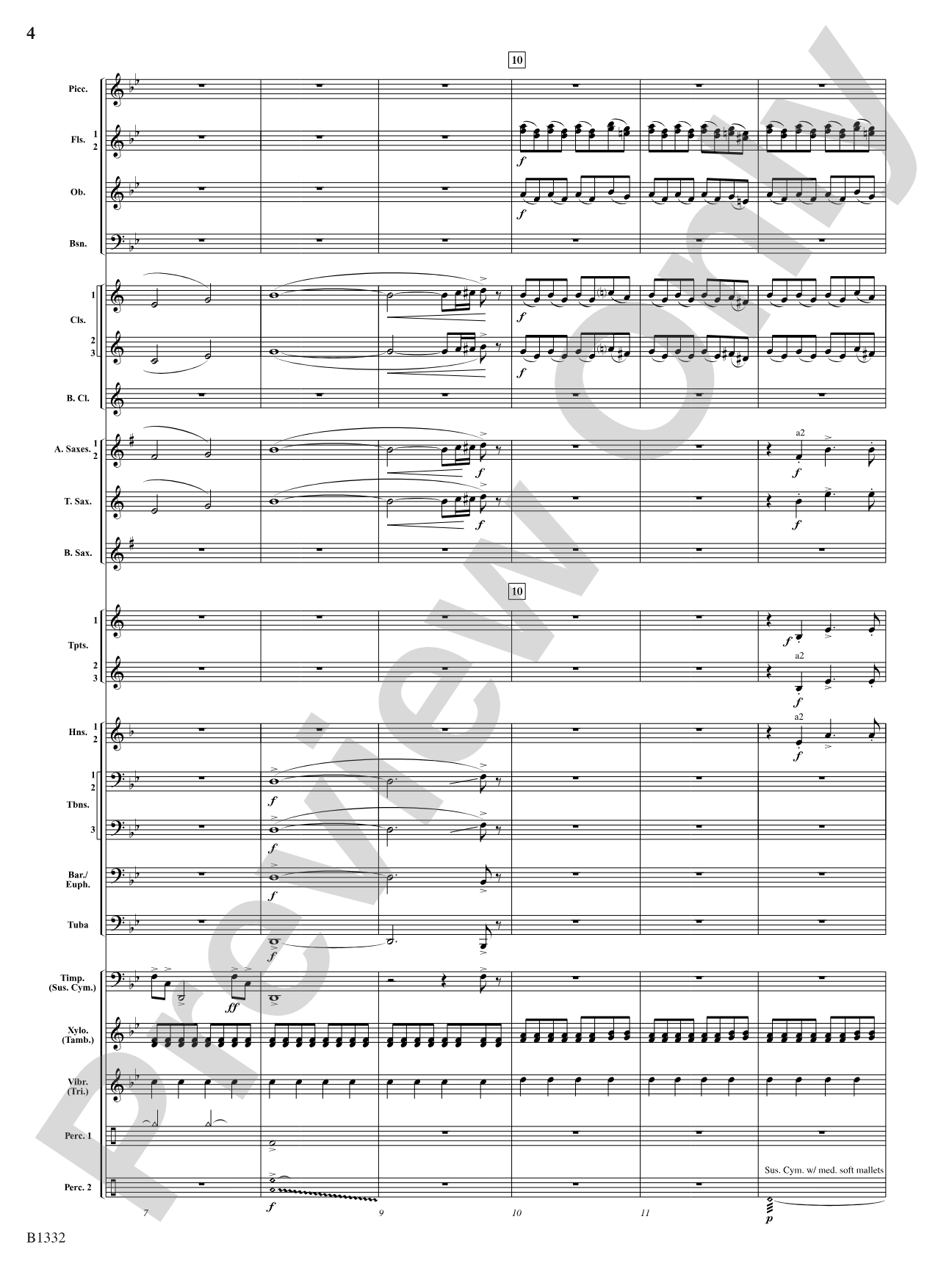 Thunderscape: Concert Band Conductor Score & Parts