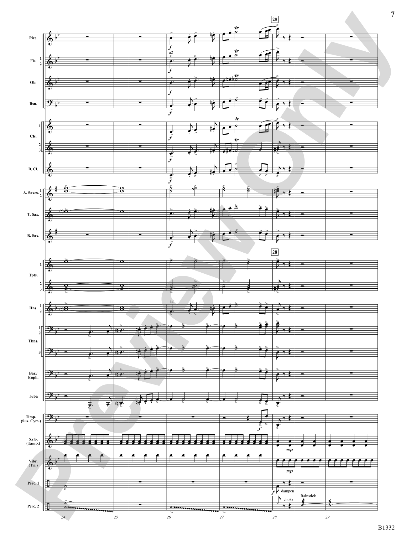 Thunderscape: Concert Band Conductor Score & Parts