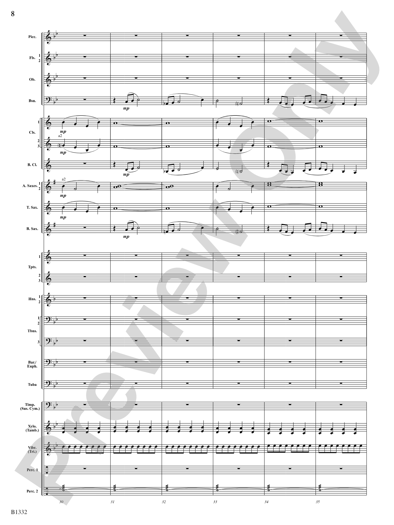 Thunderscape: Concert Band Conductor Score & Parts