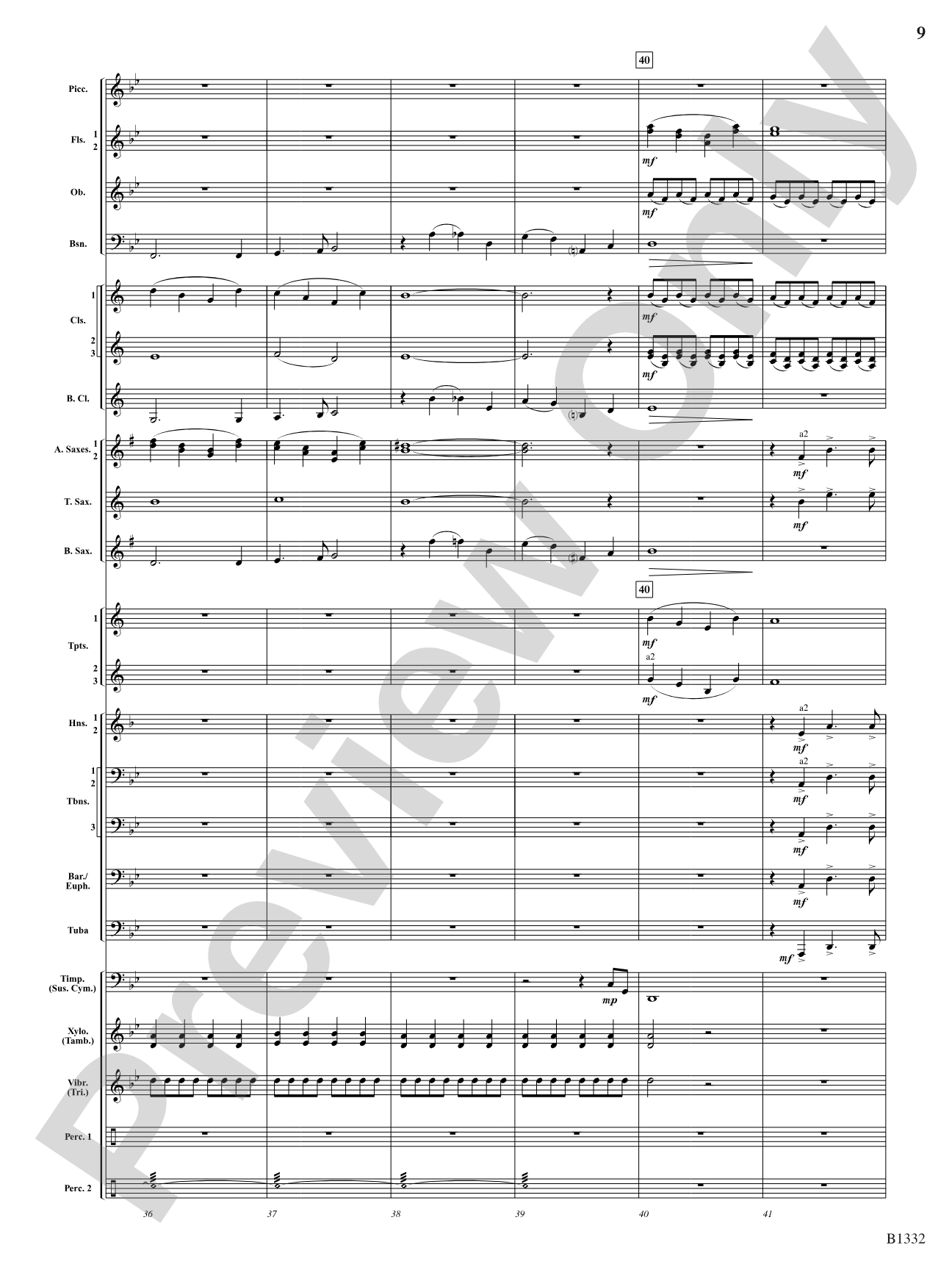 Thunderscape: Concert Band Conductor Score & Parts